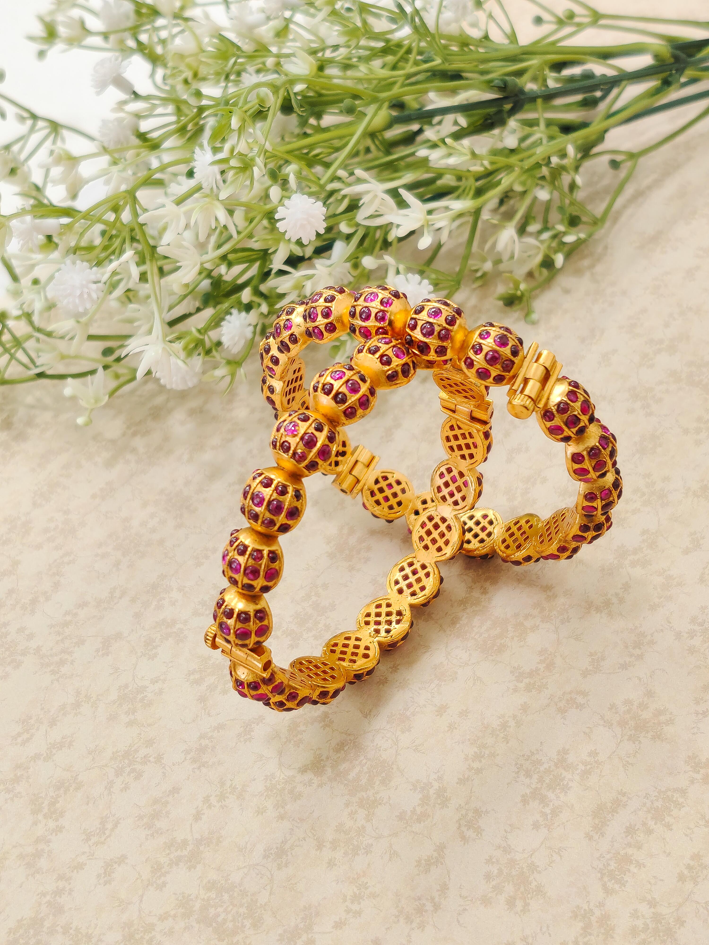 Temple Golden Bangles