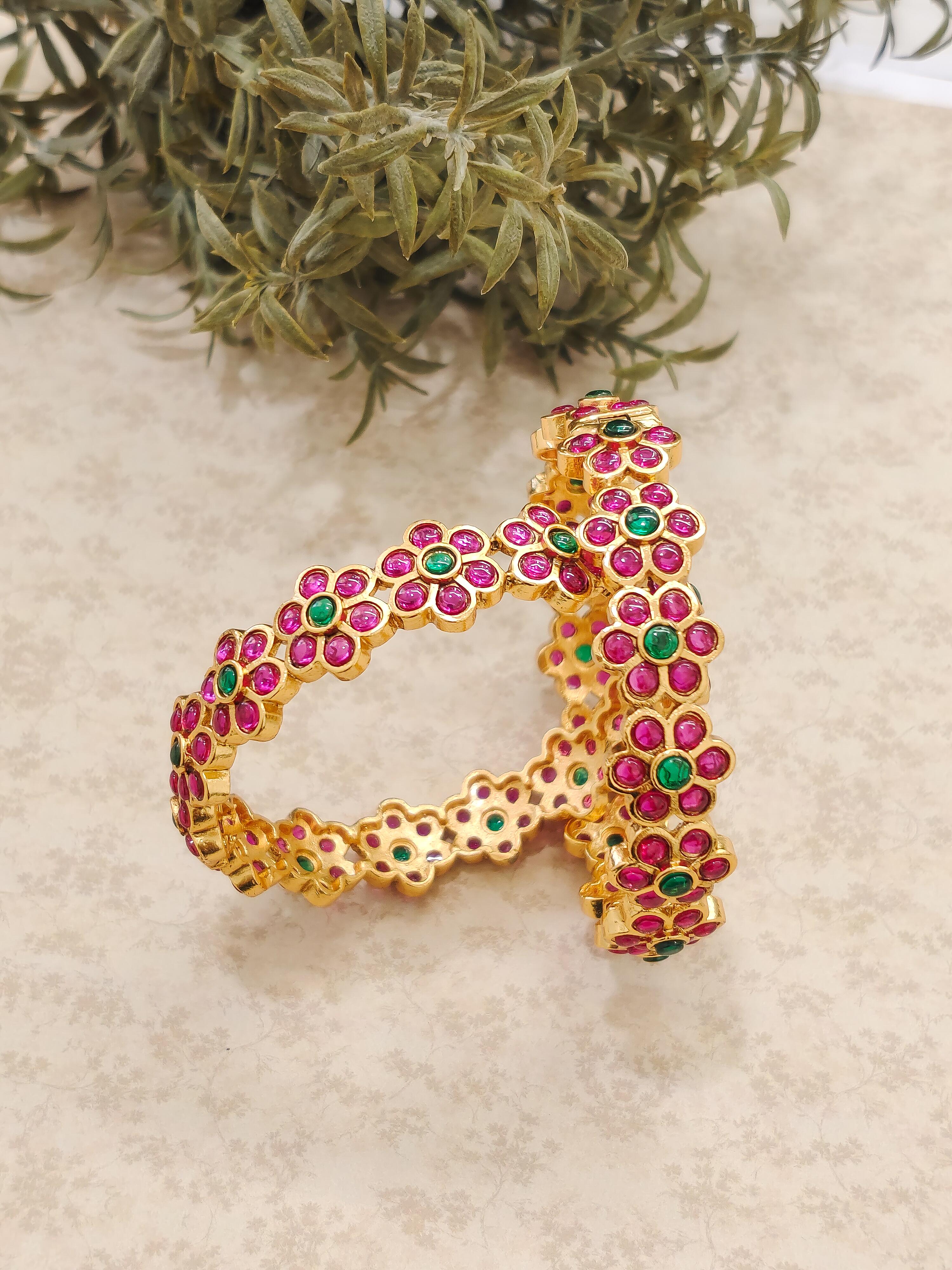 Sarsi Kemp Stone Bangles