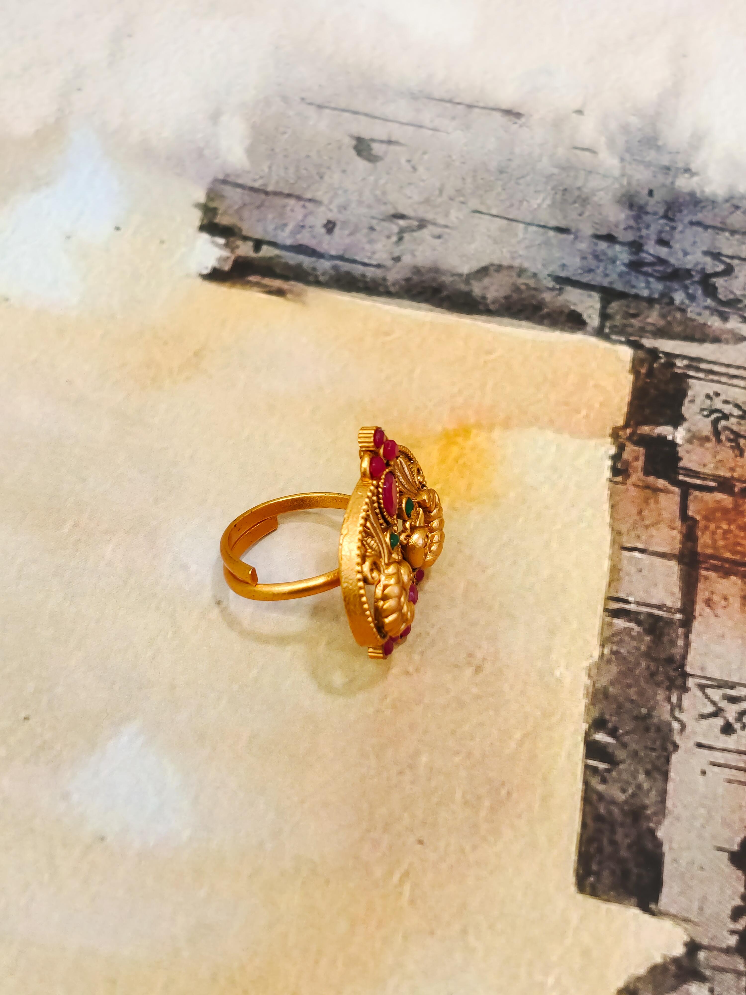 Peacock - Temple Ring