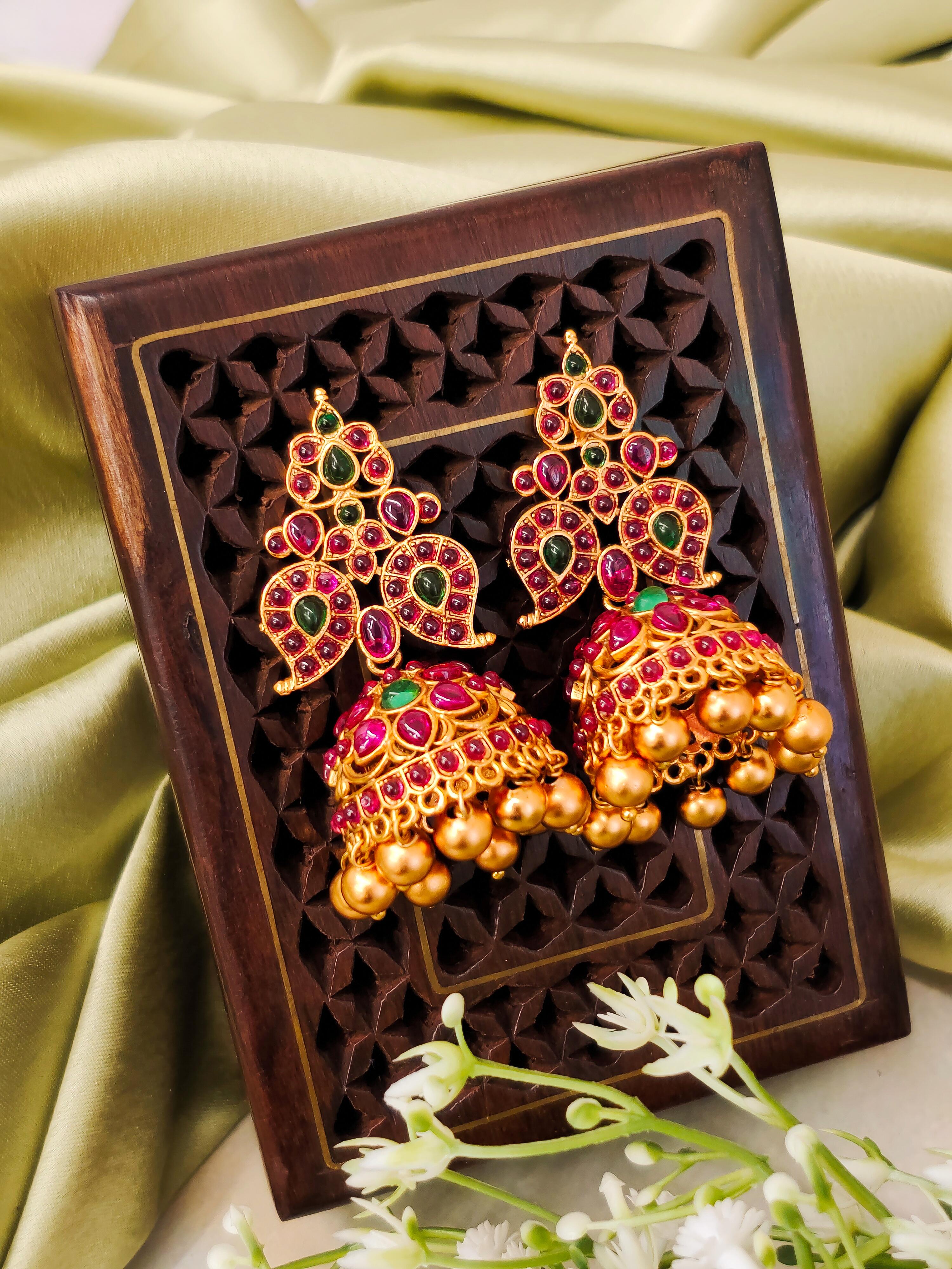 Lata Traditional Kemp Earrings