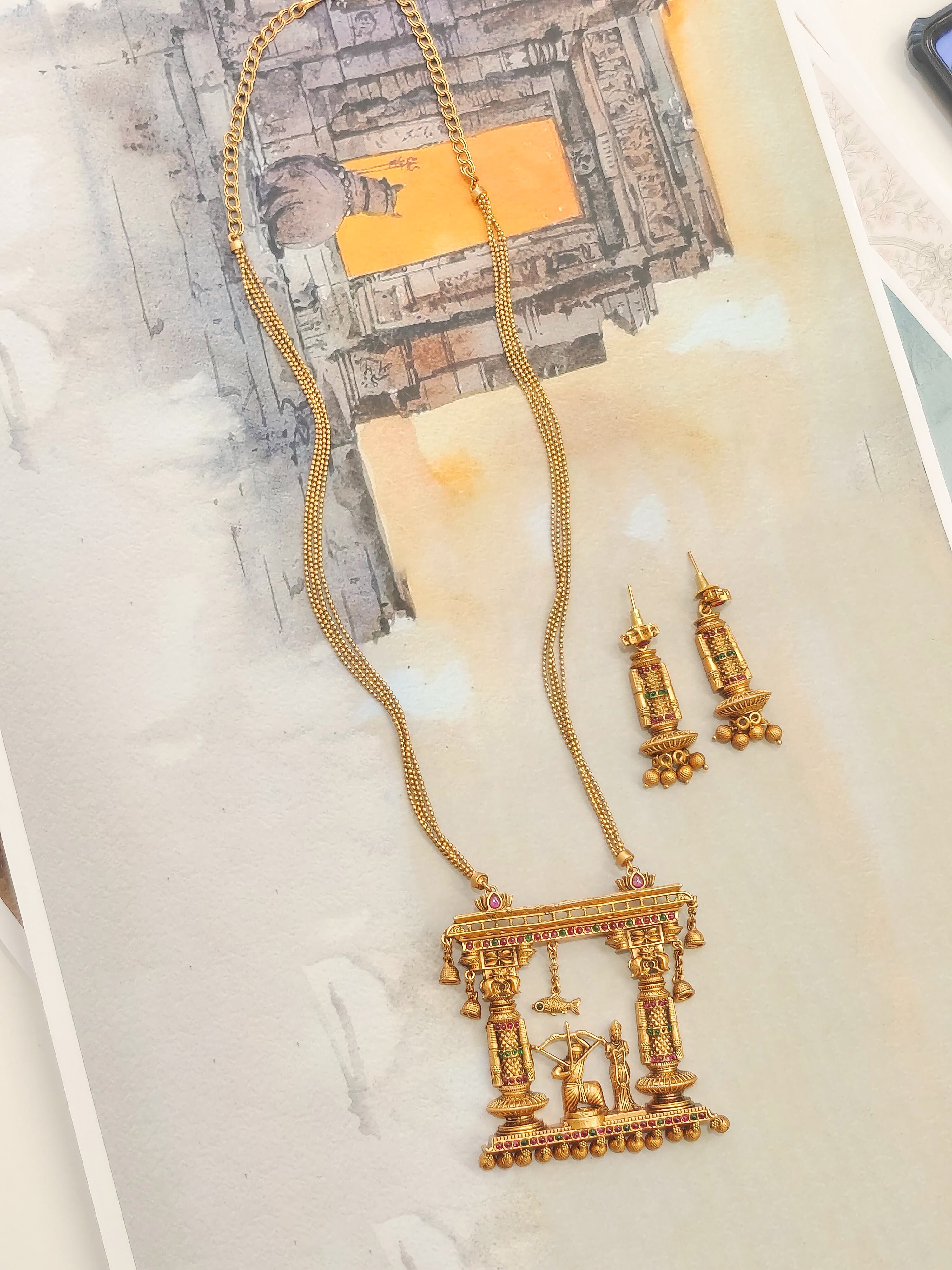 Draupadi Swayamvar Necklace - Mahabharat