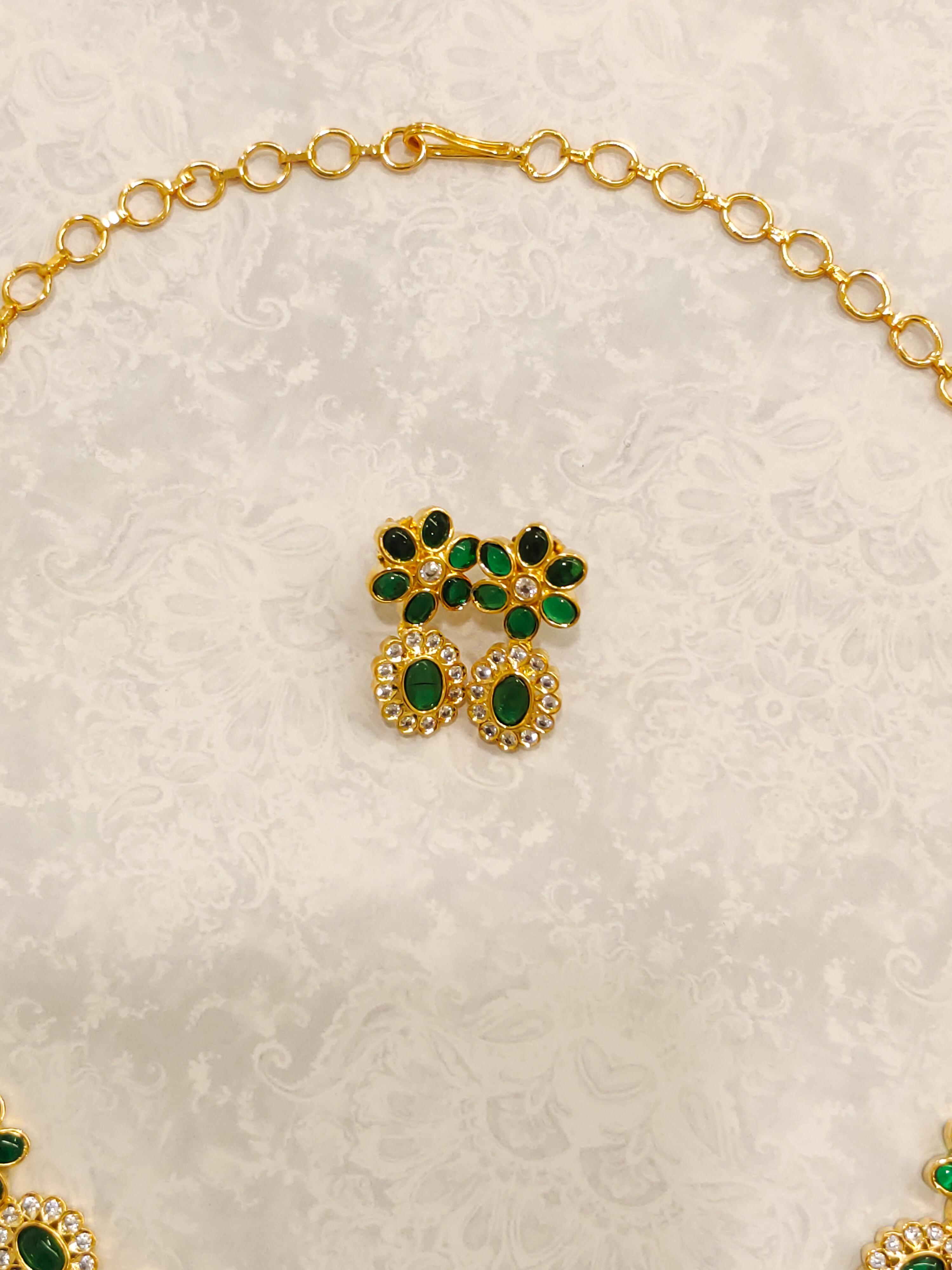 Flower CZ Necklace
