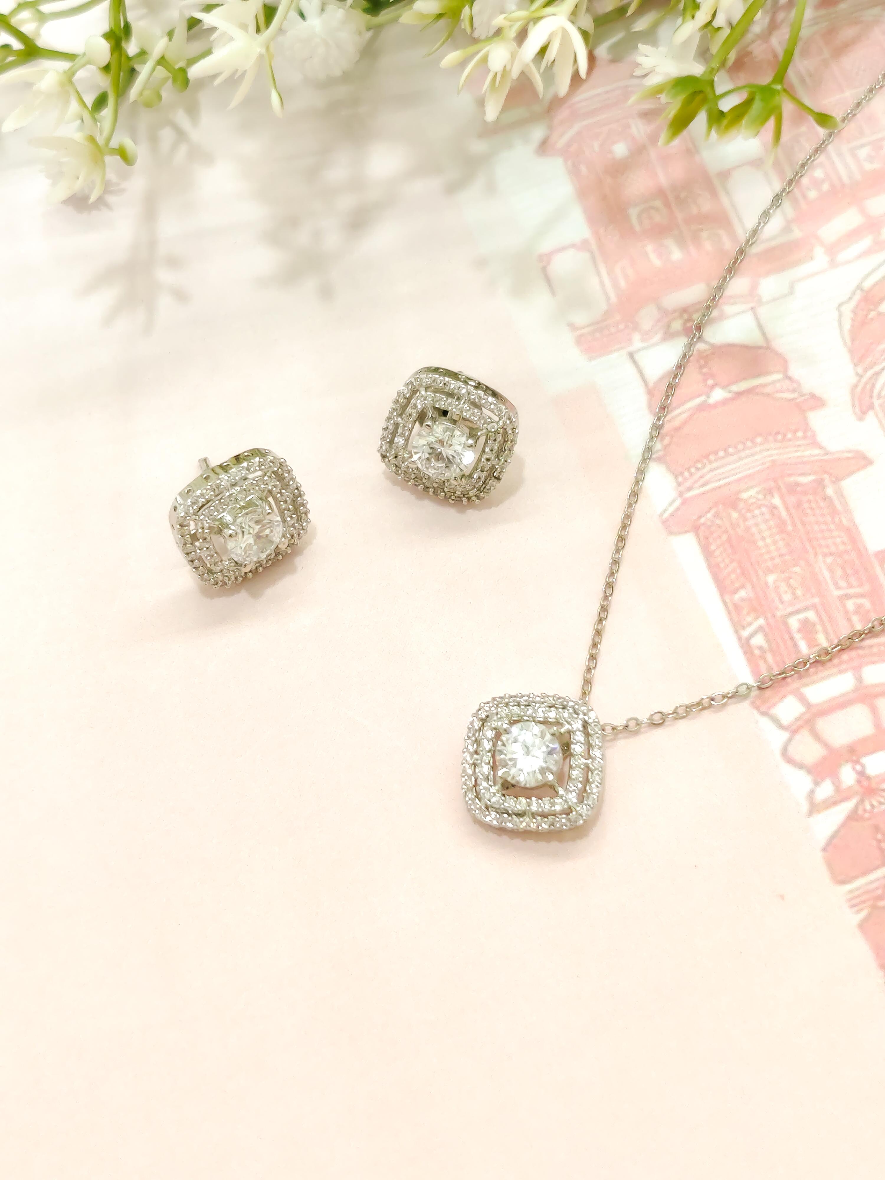 Akira CZ Pendant Set