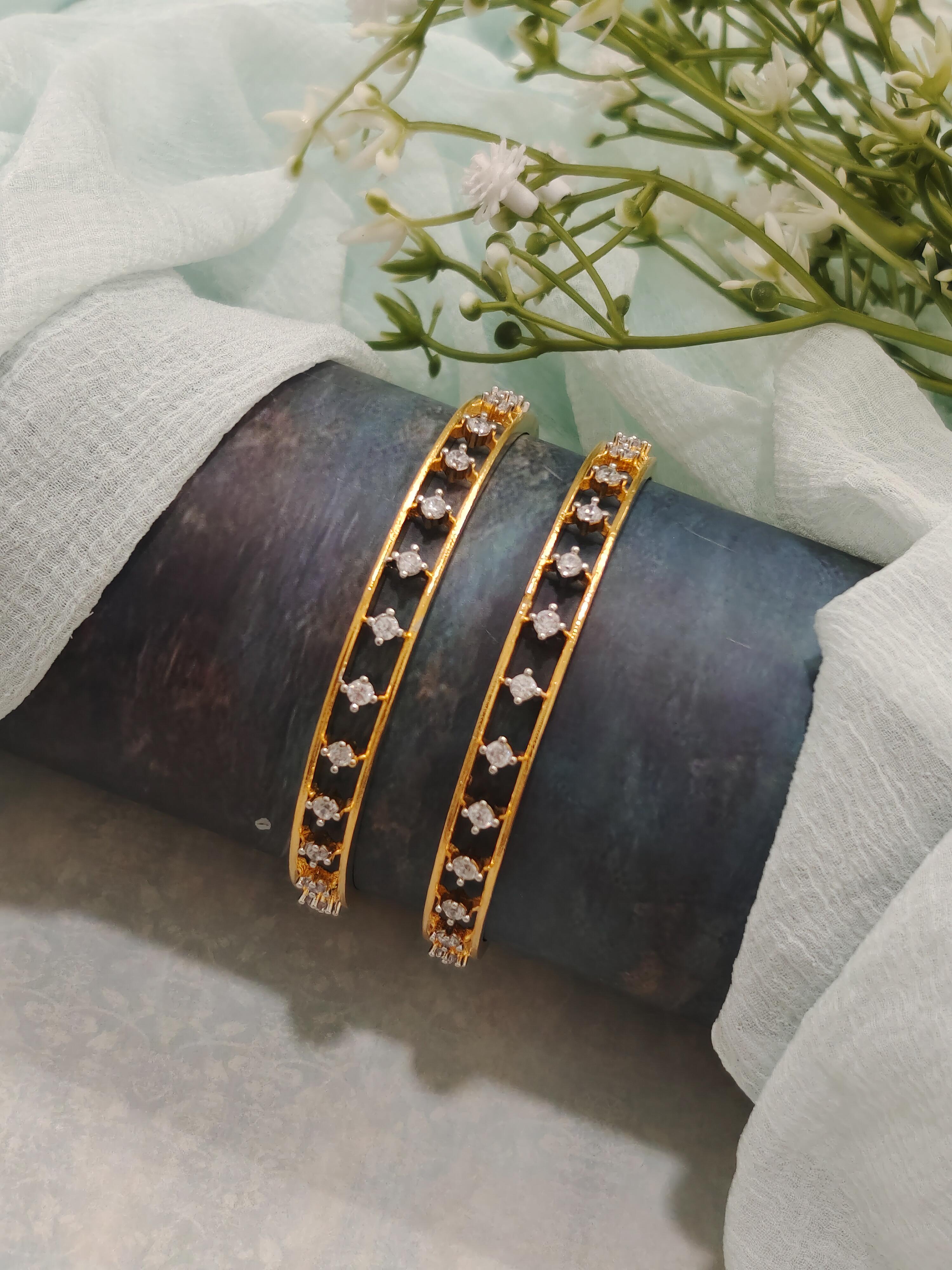 Dot CZ Bangles