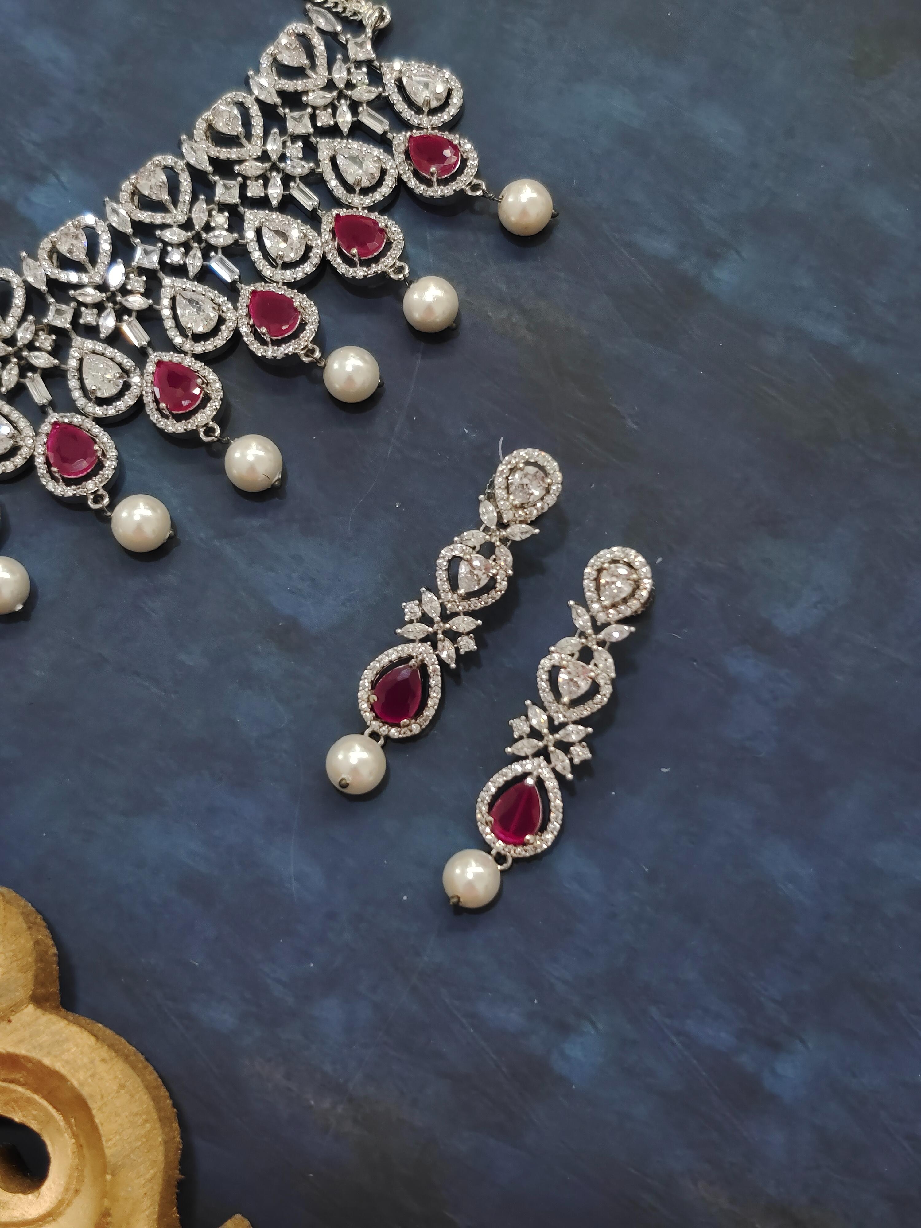 Neeraja CZ necklace