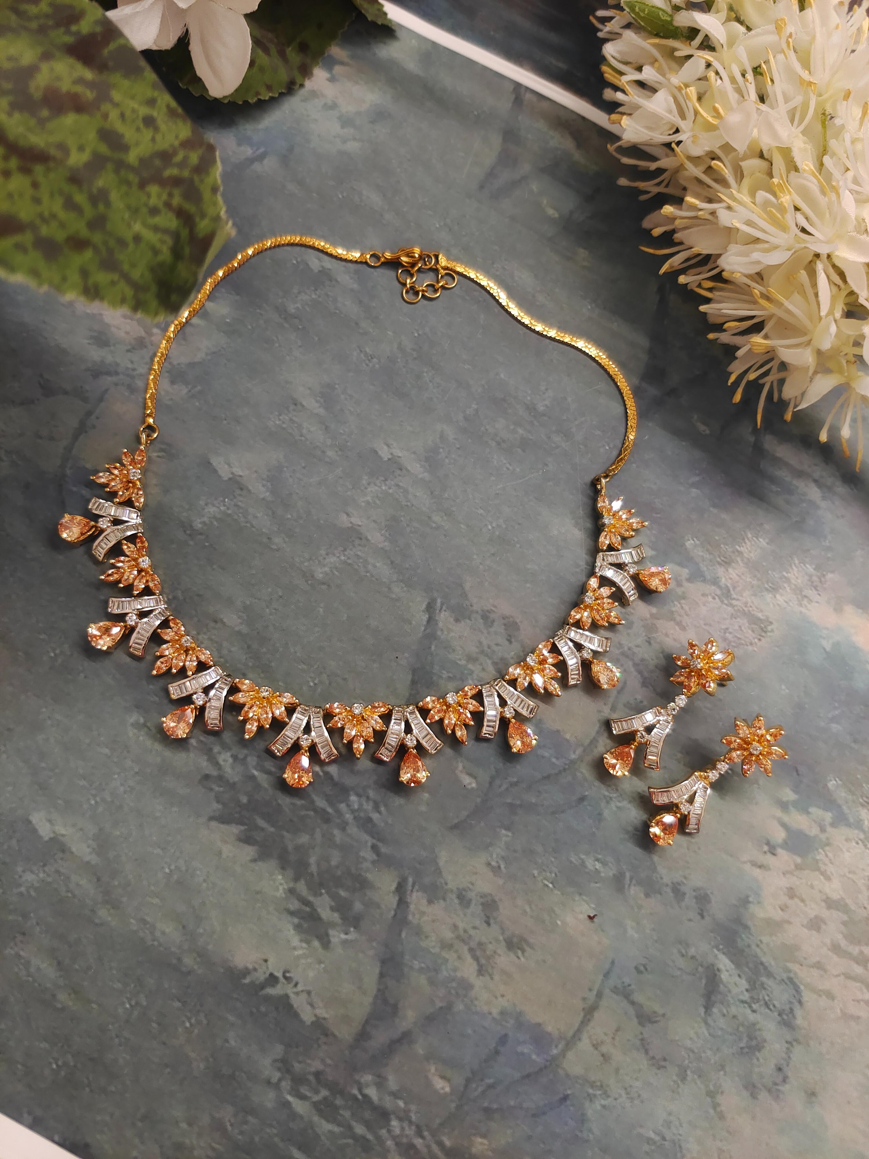 Inaya CZ Diamond Necklace