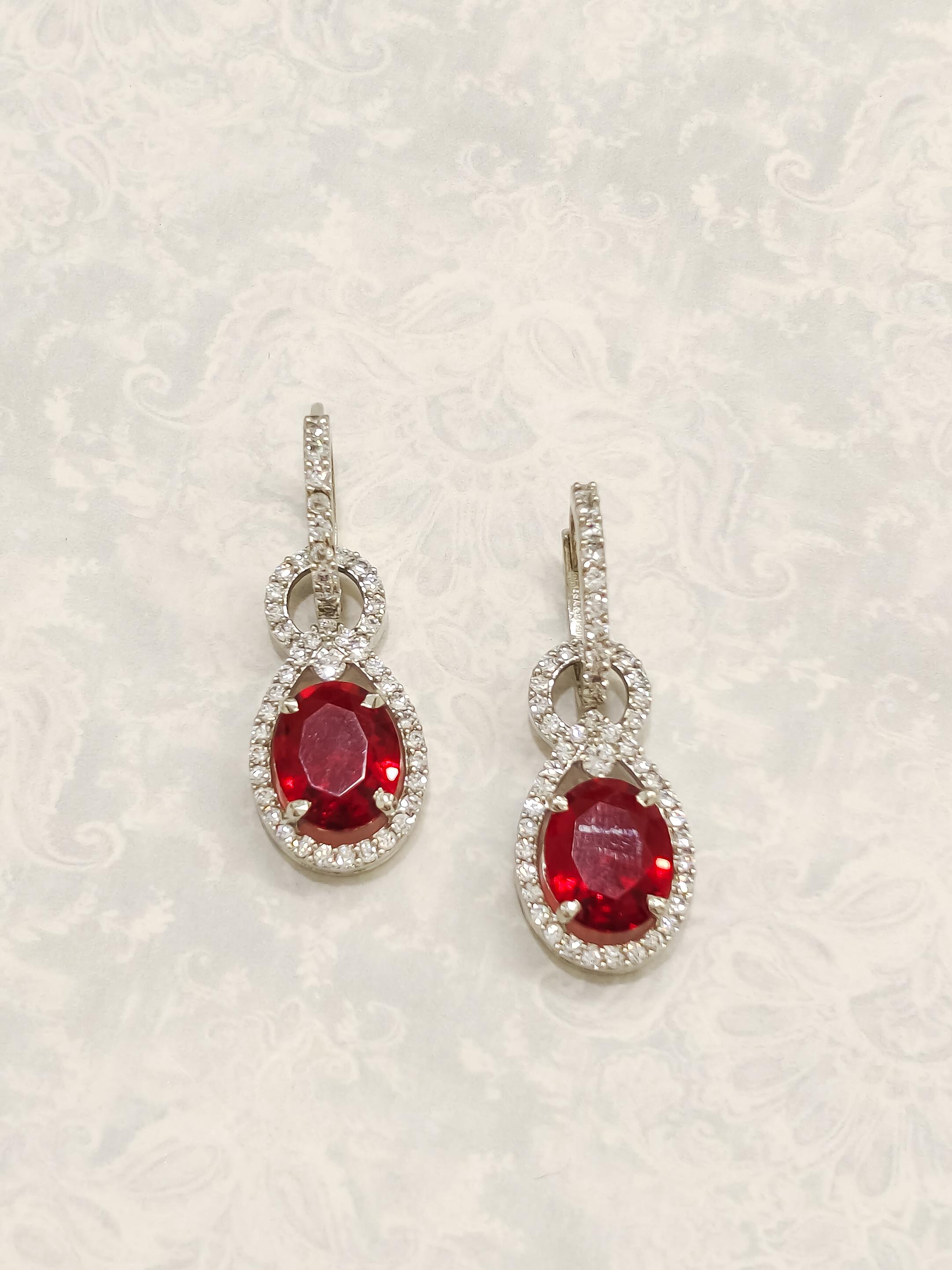 Colorful CZ Earrings