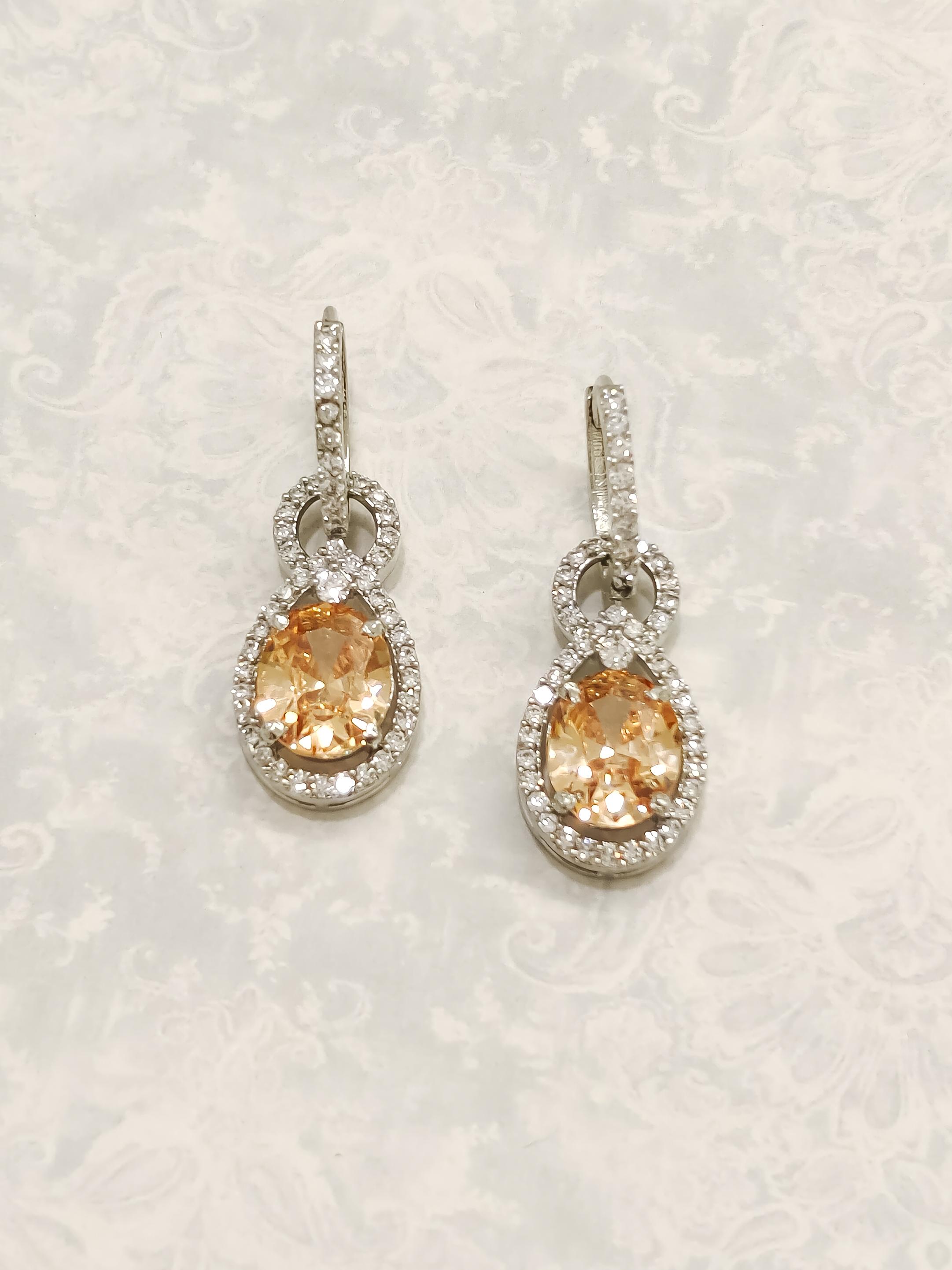 Colorful CZ Earrings