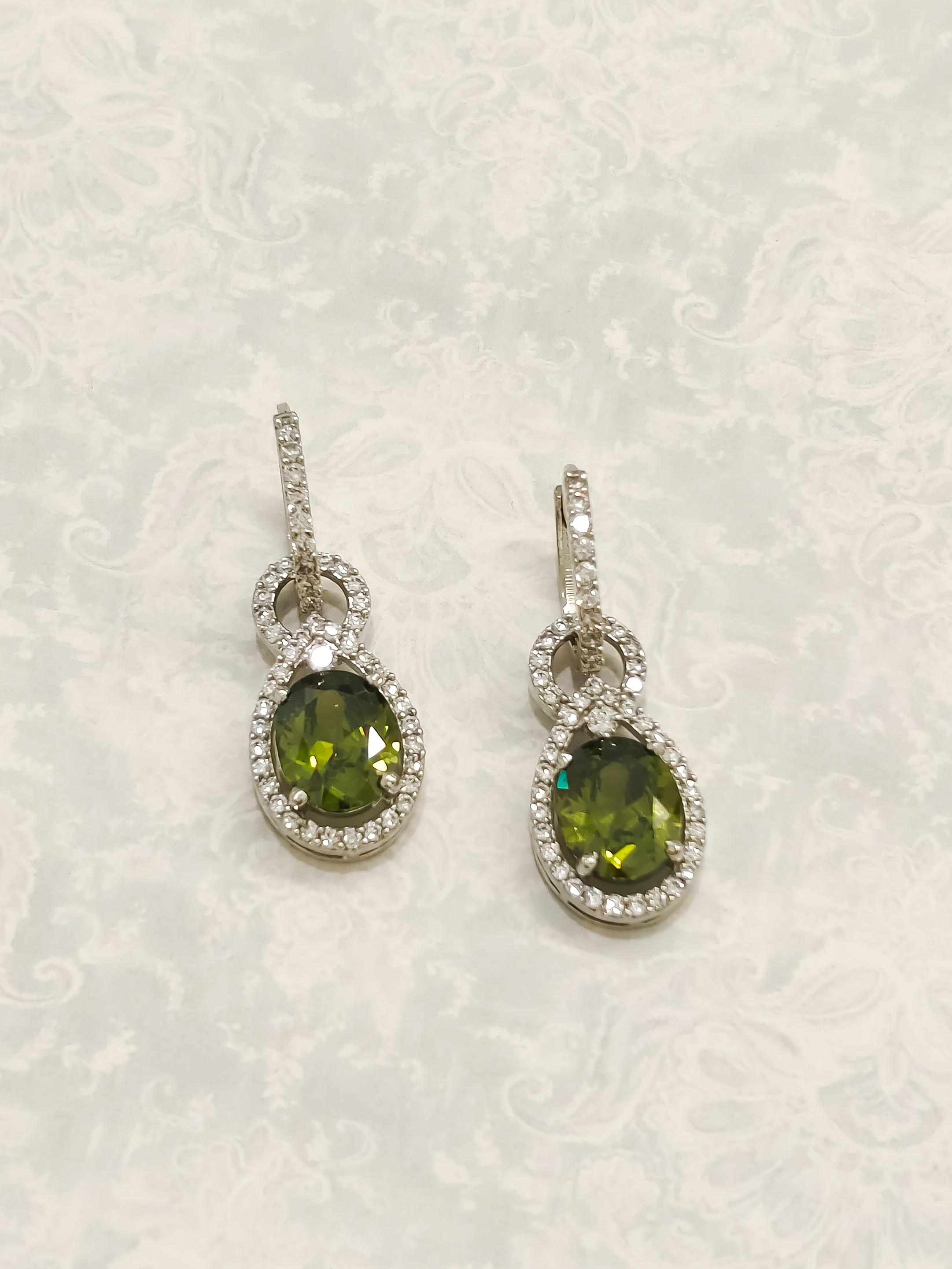 Colorful CZ Earrings