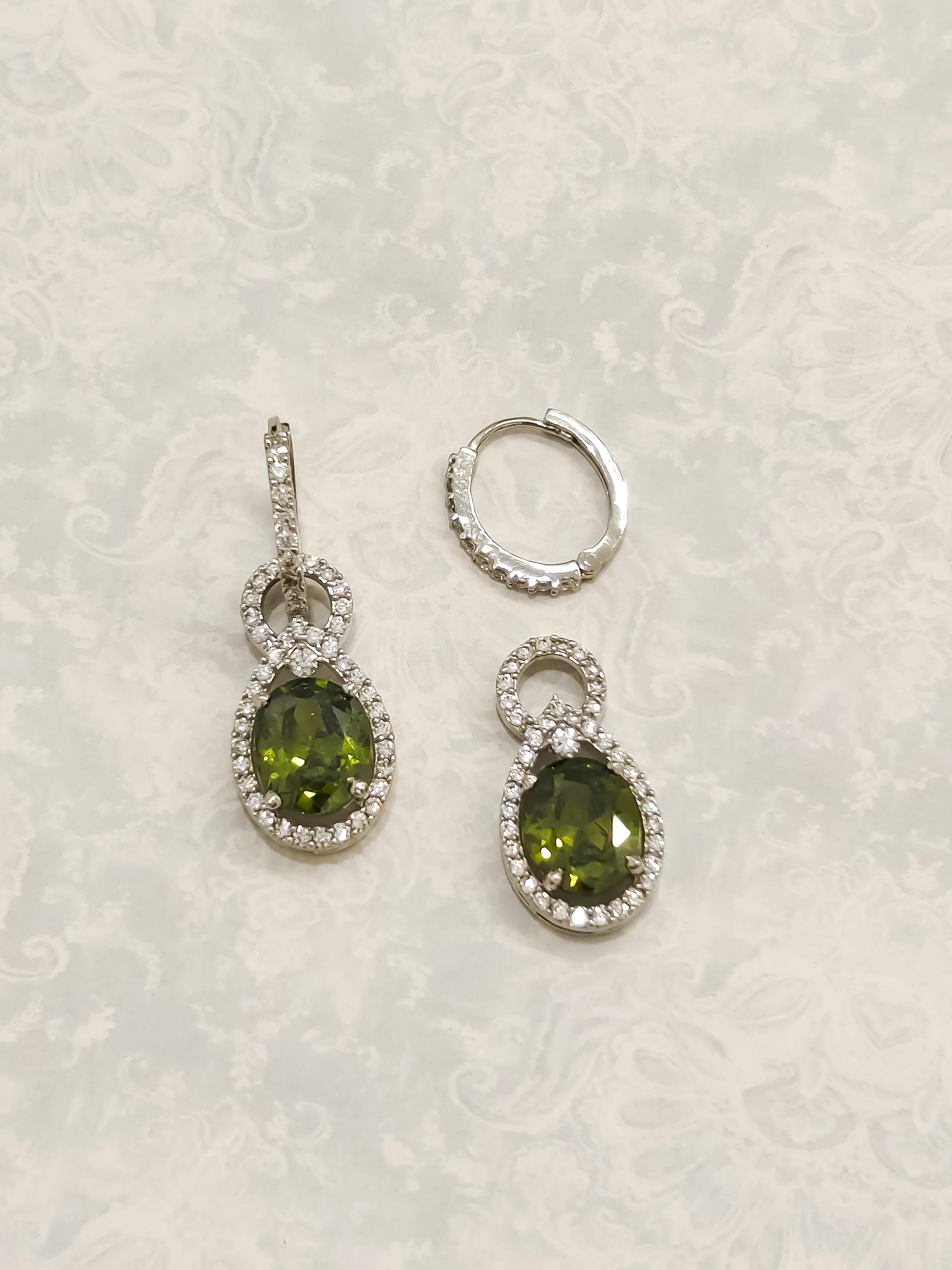 Colorful CZ Earrings