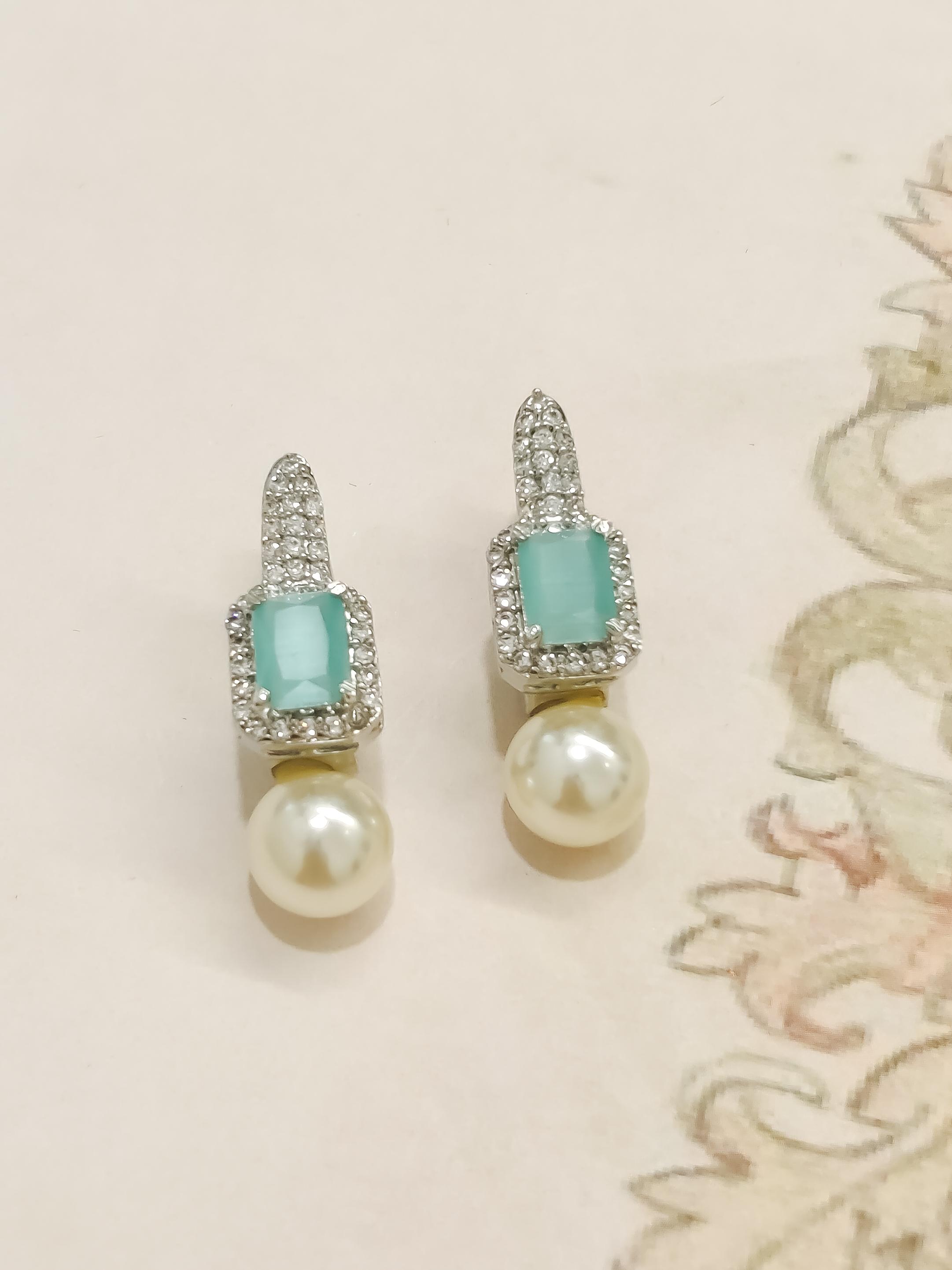 Rei Colorful CZ Earrings