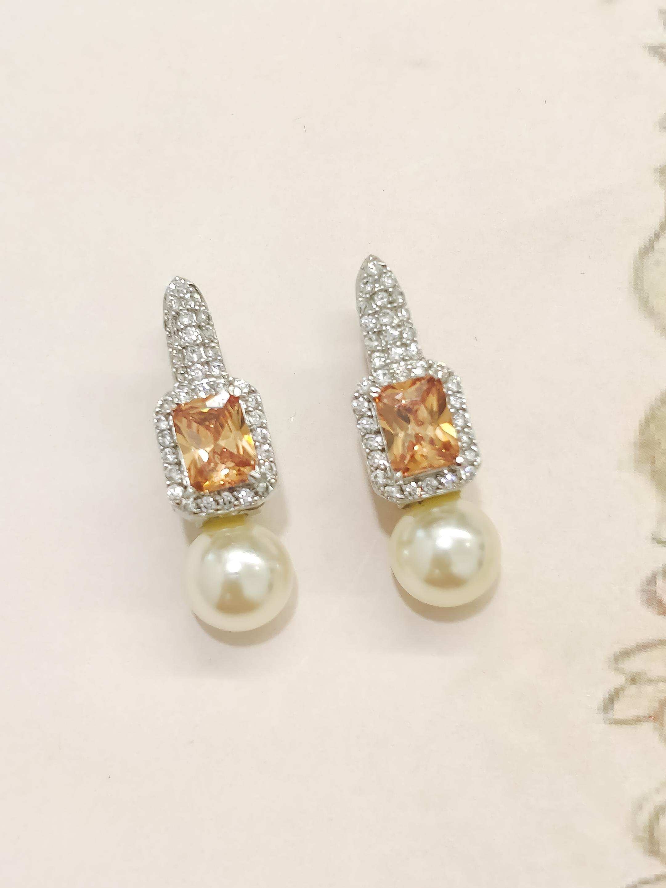 Rei Colorful CZ Earrings