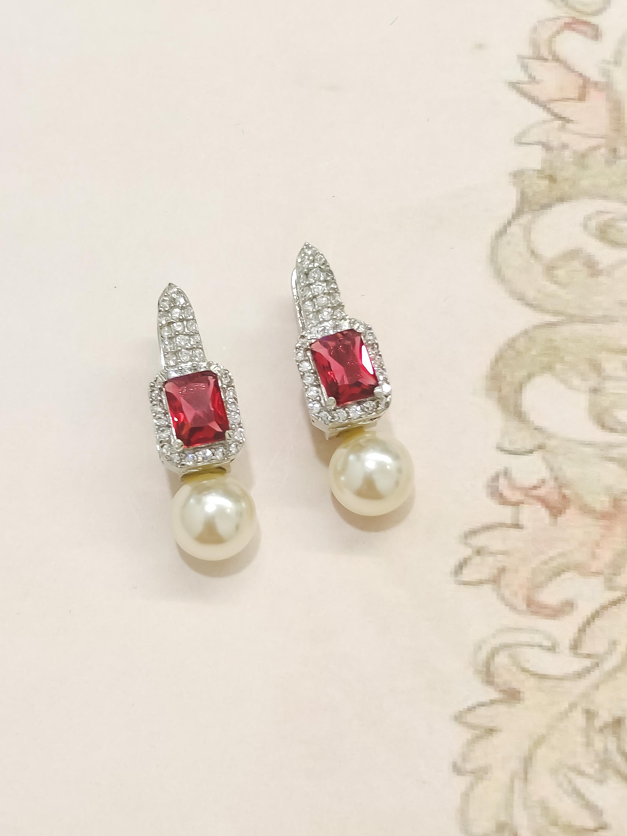 Rei Colorful CZ Earrings