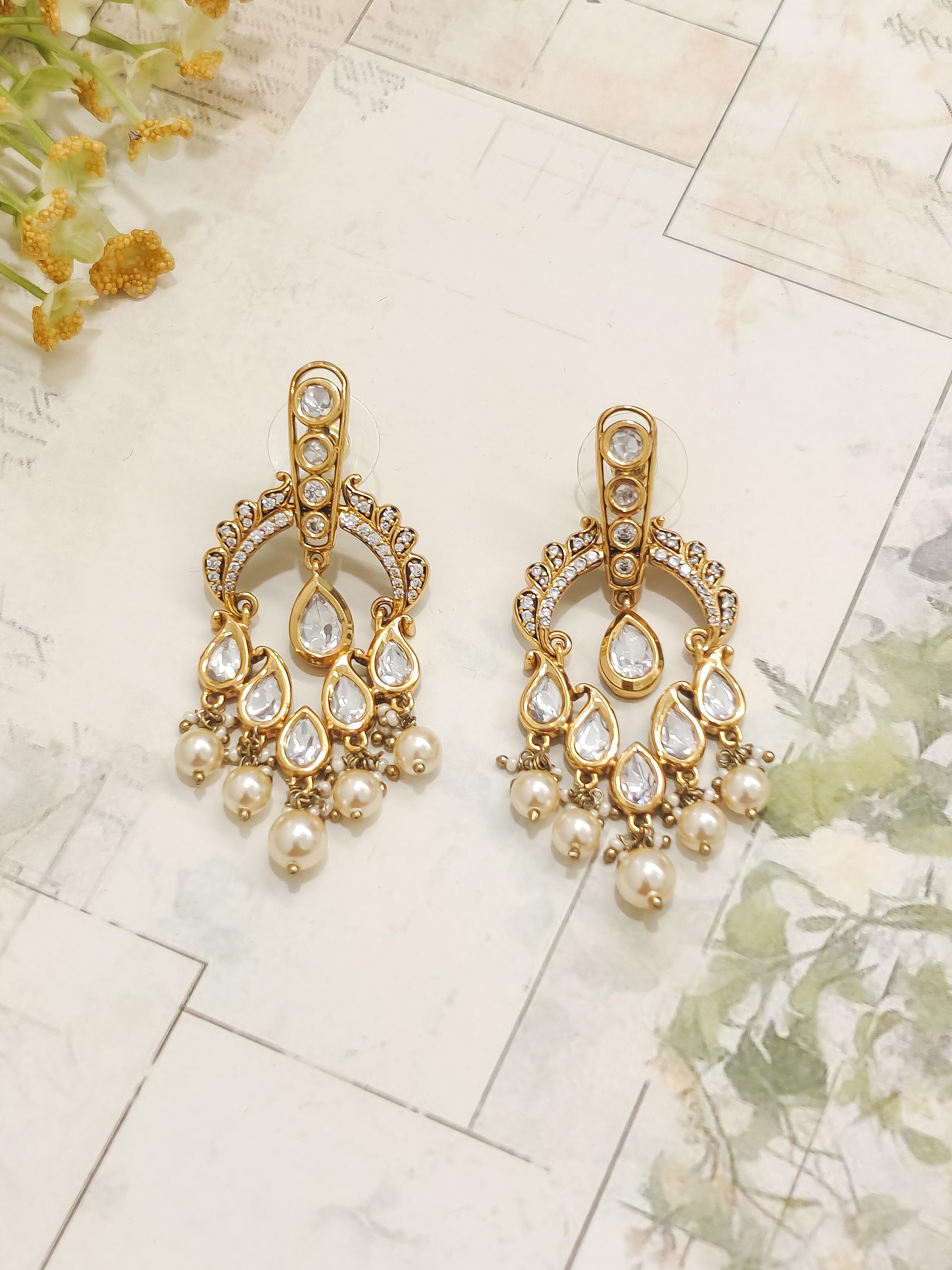 Amayra Kundan Earrings