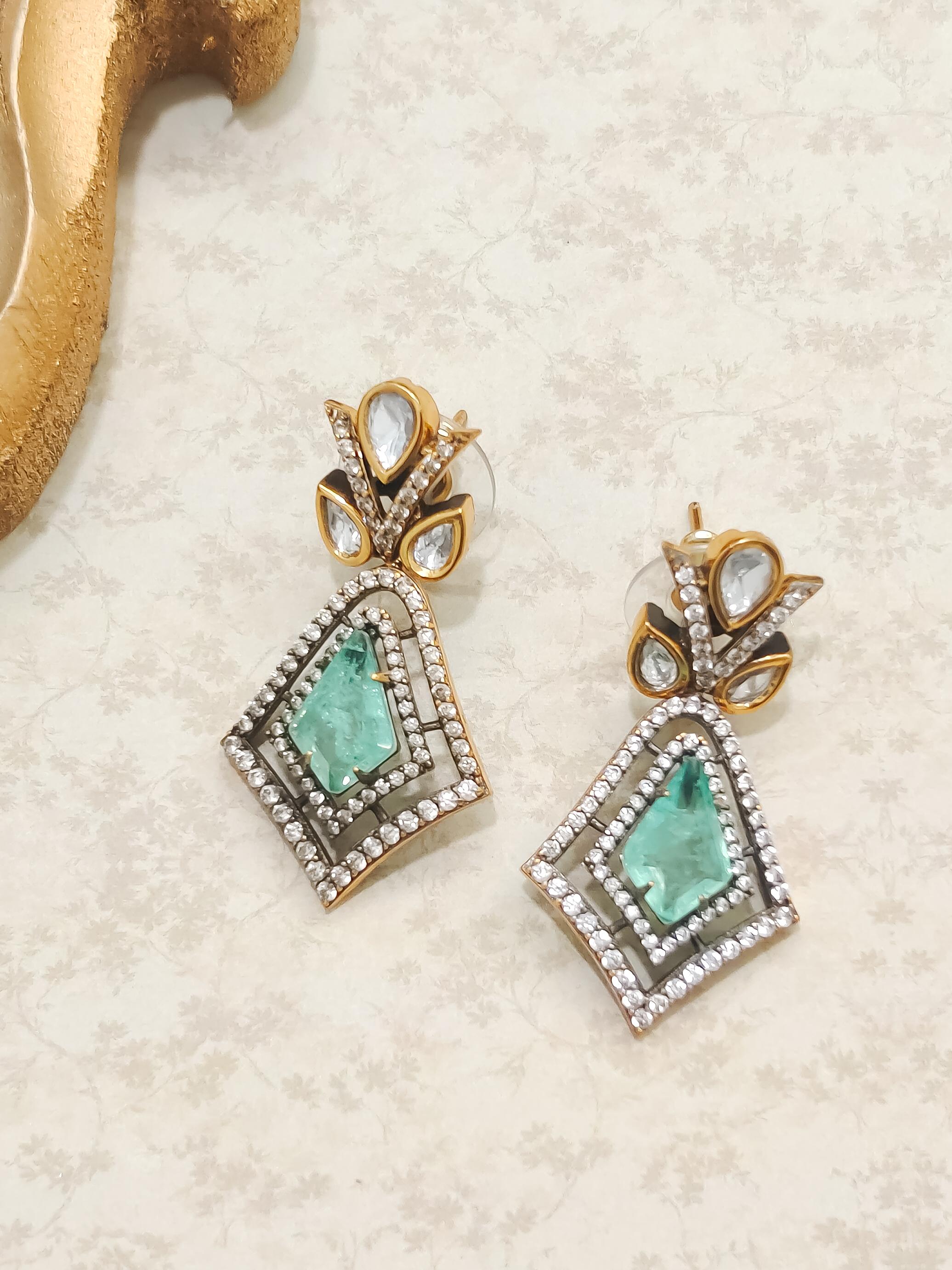 Sanya Kundan Earrings