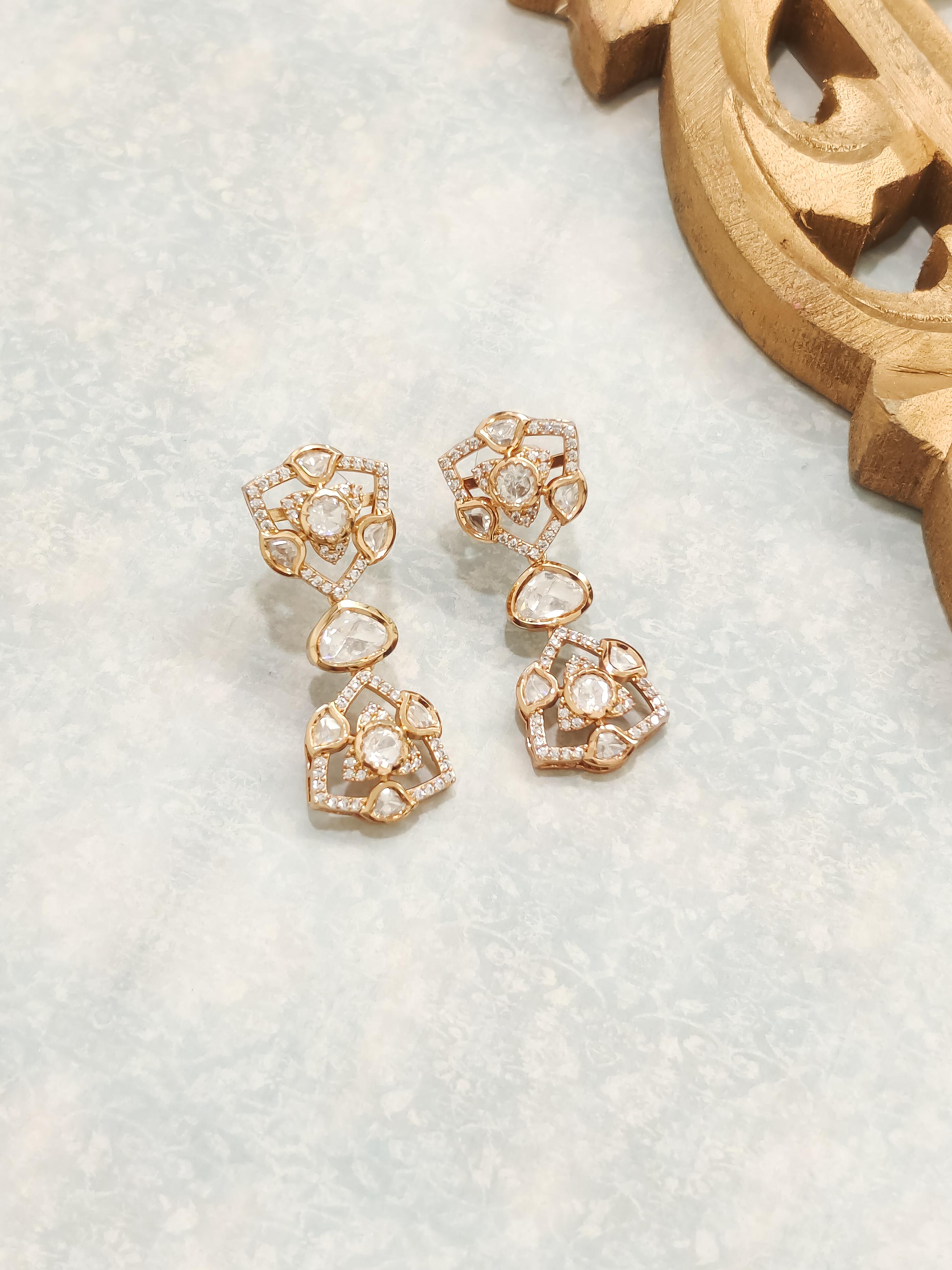 Arika Kundan Earrings