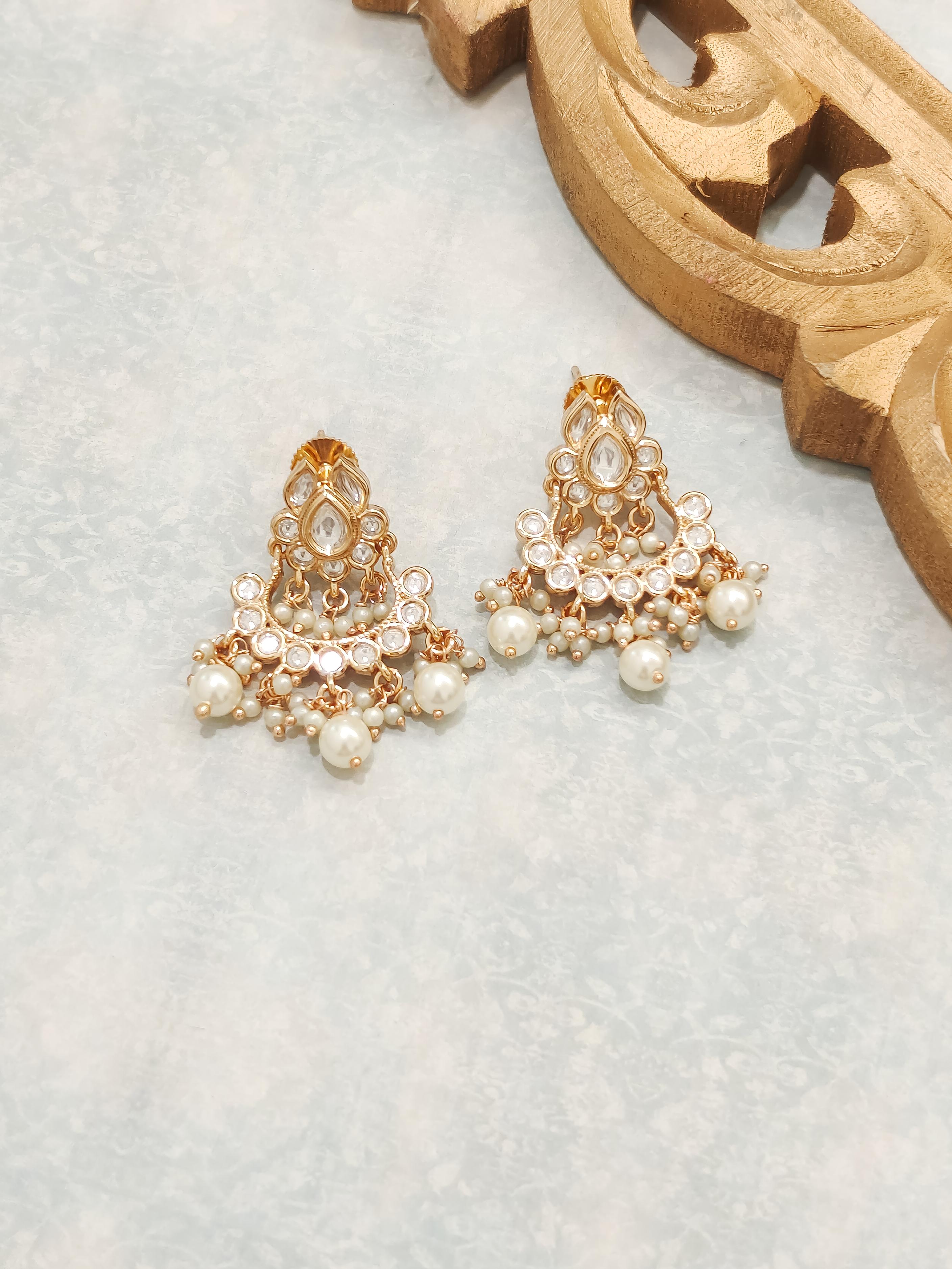 Akira Kundan Earrings