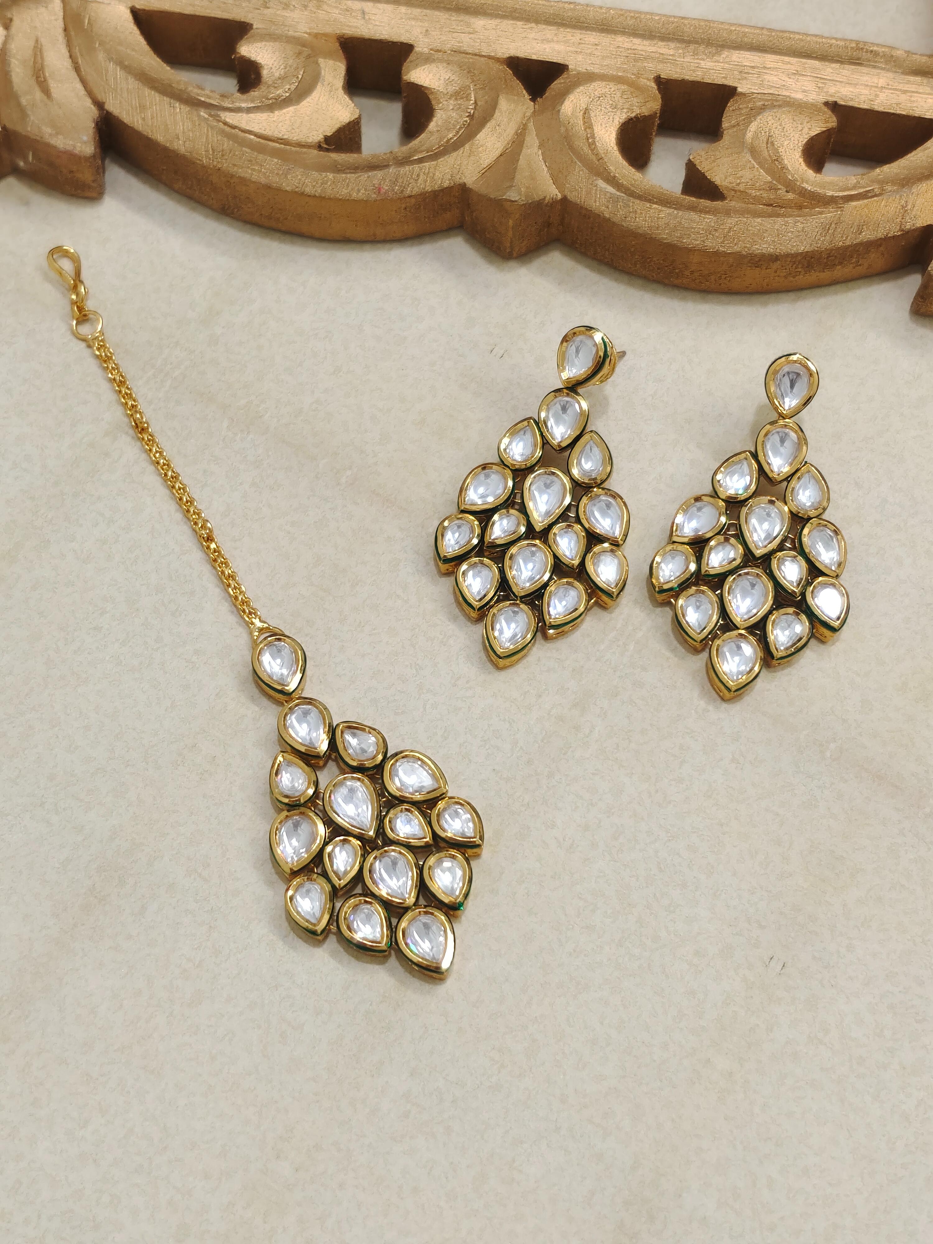 Drop Kundan Choker Necklace