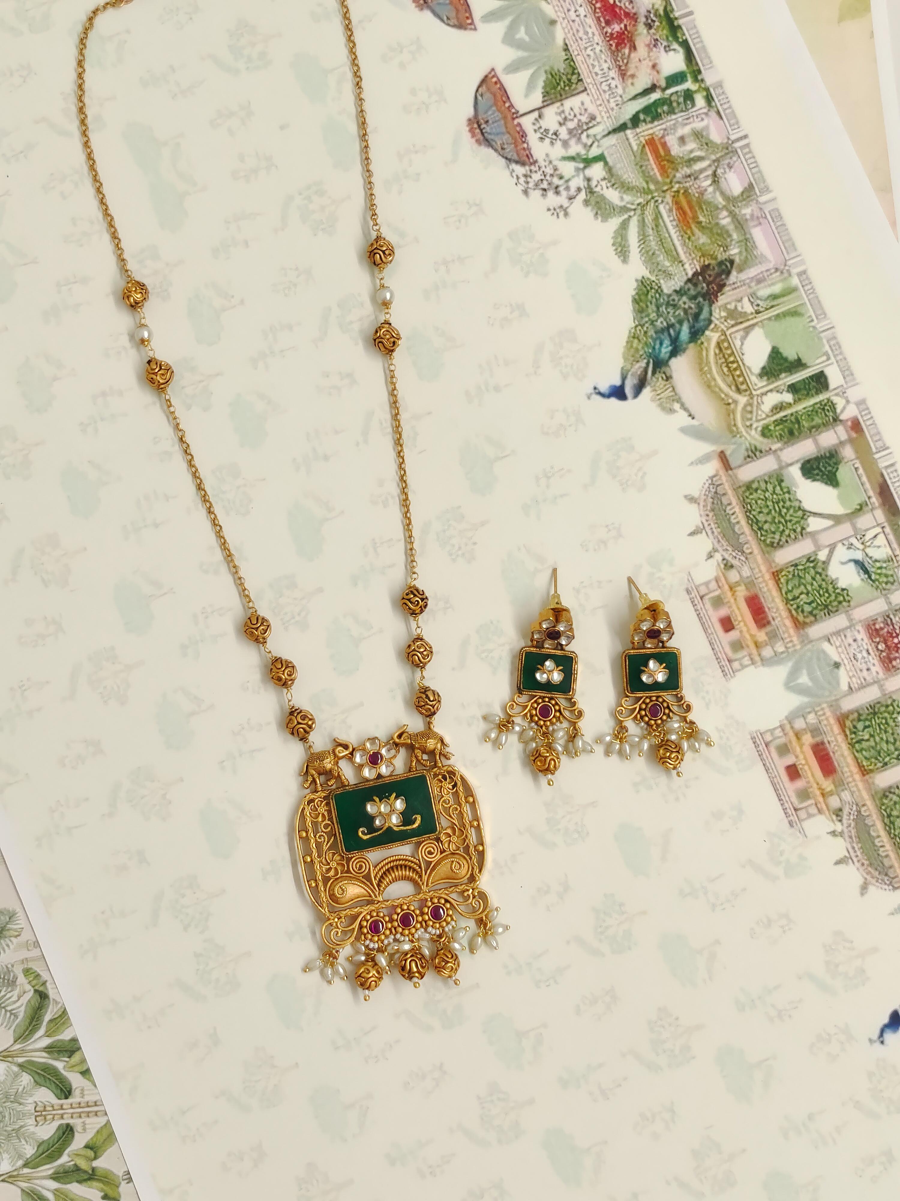 Parvati Temple Necklace