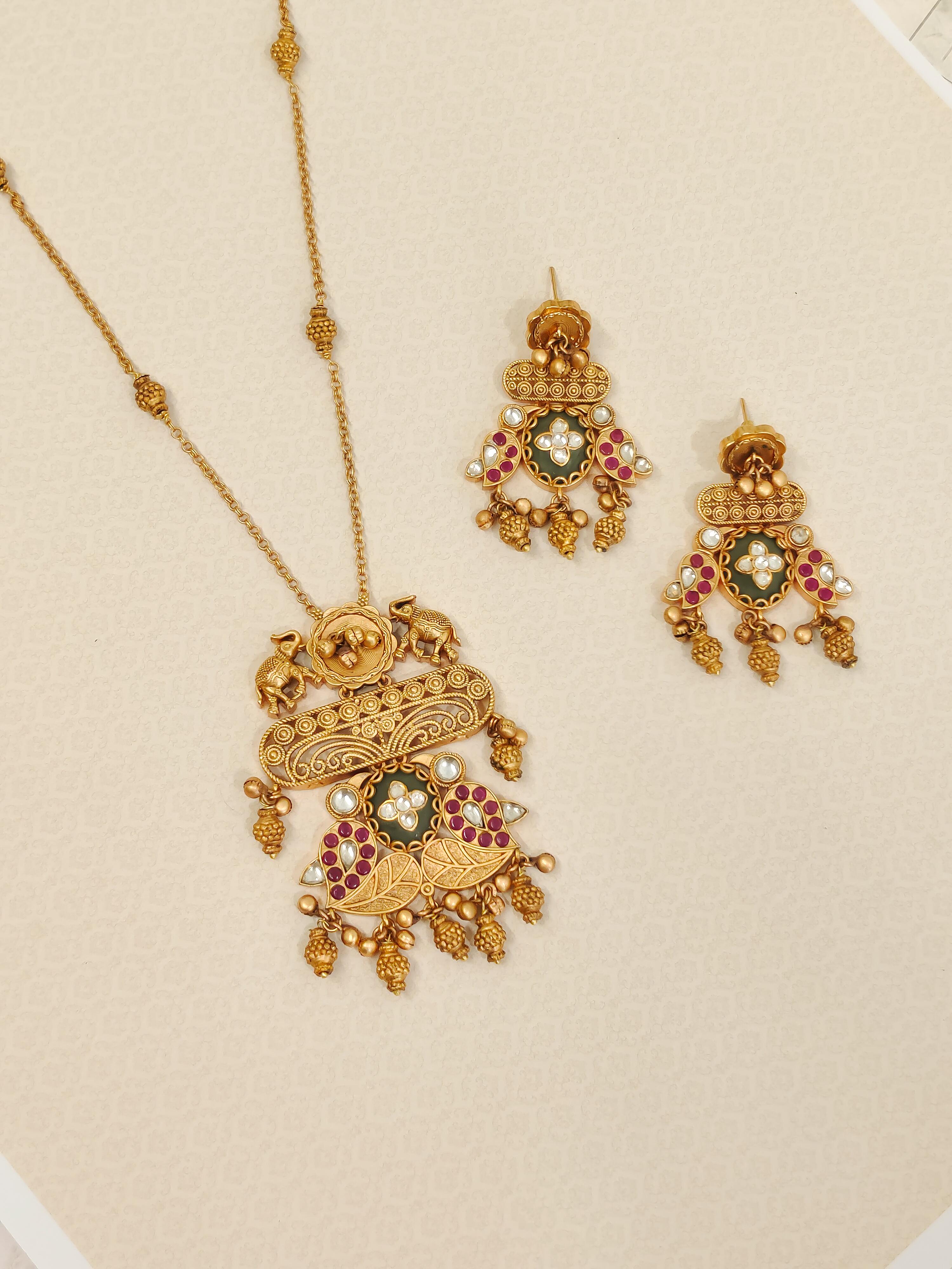 Kaveri Temple Necklace