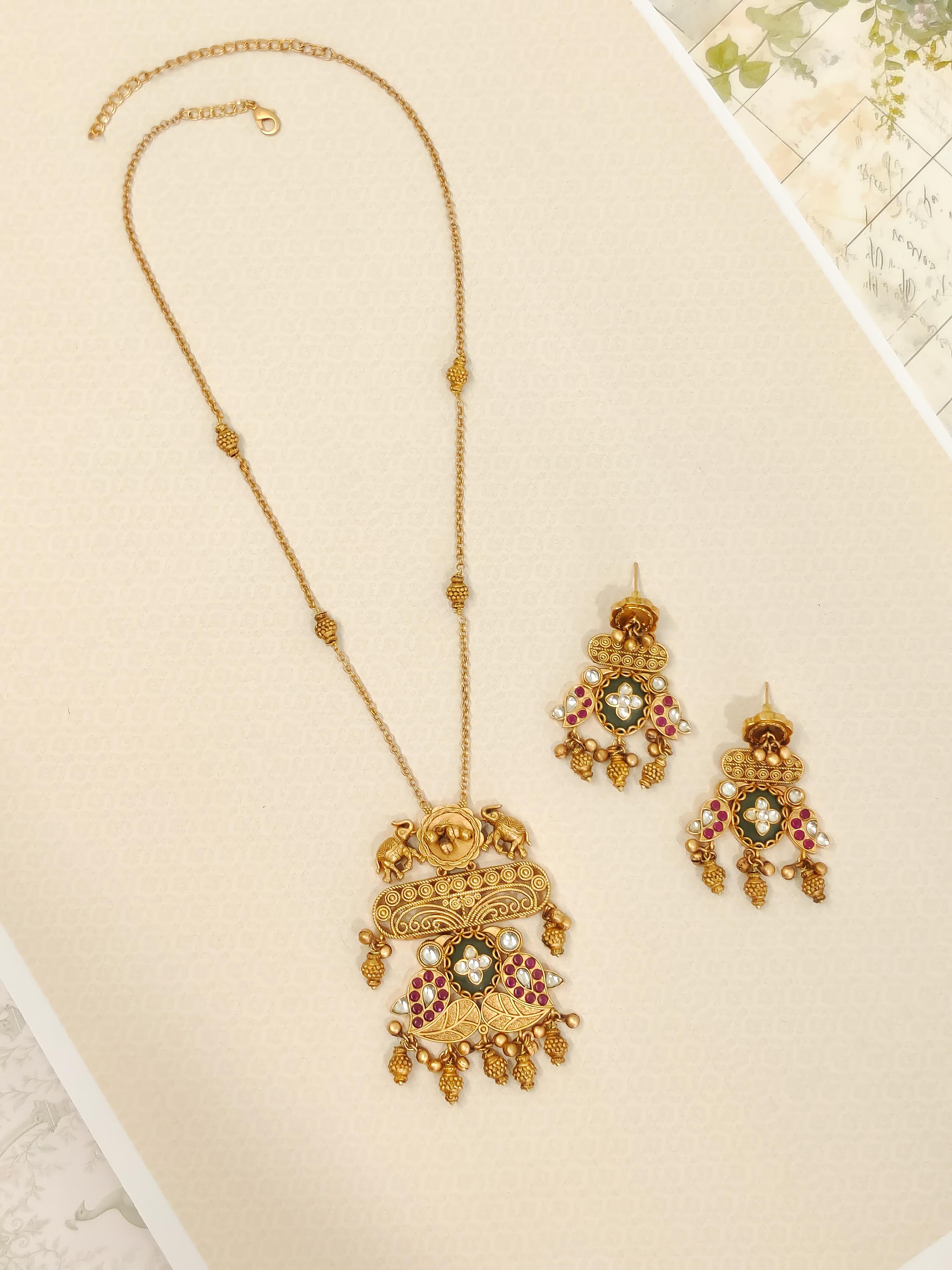 Kaveri Temple Necklace