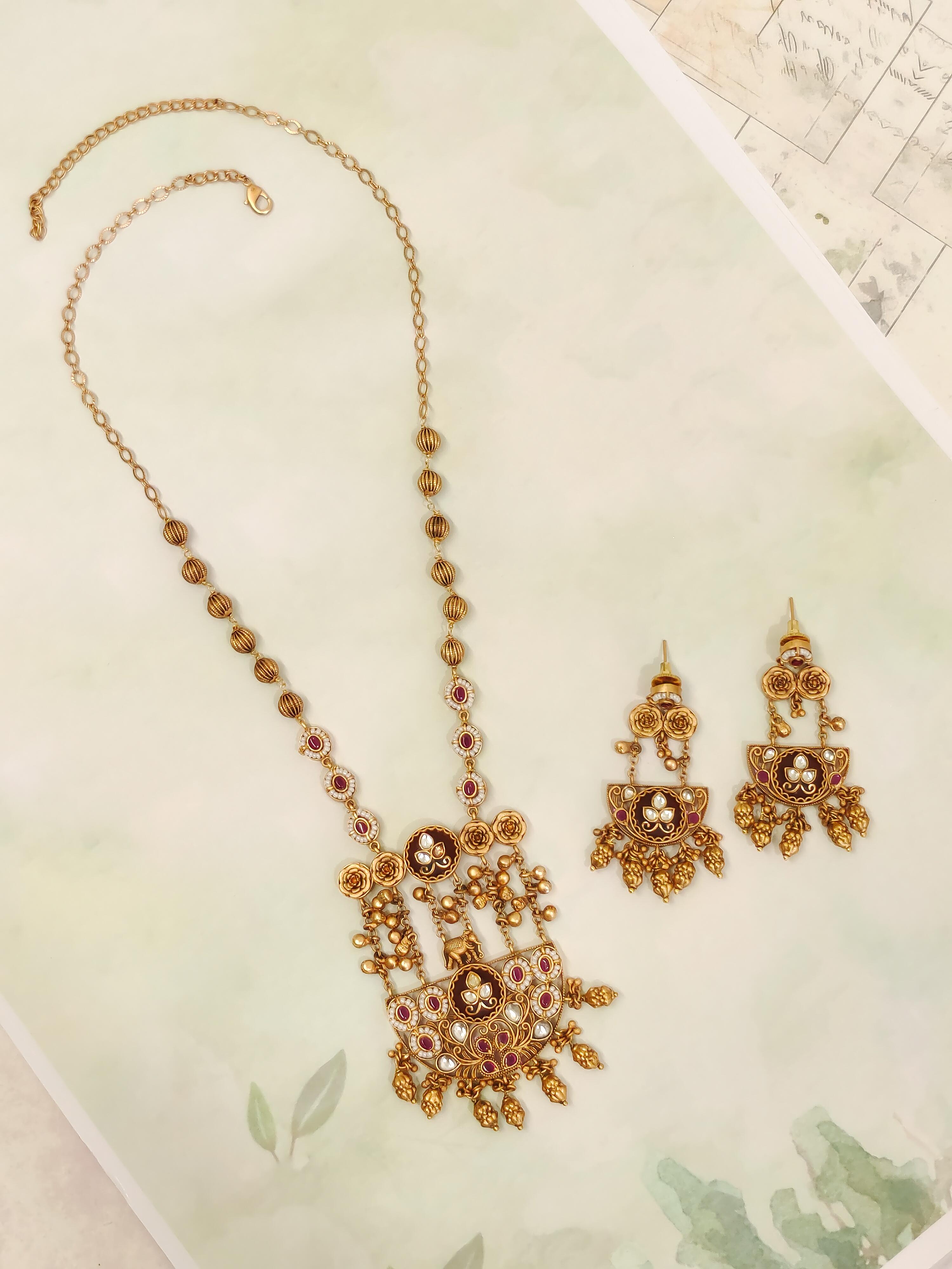 Ramya Temple Necklace