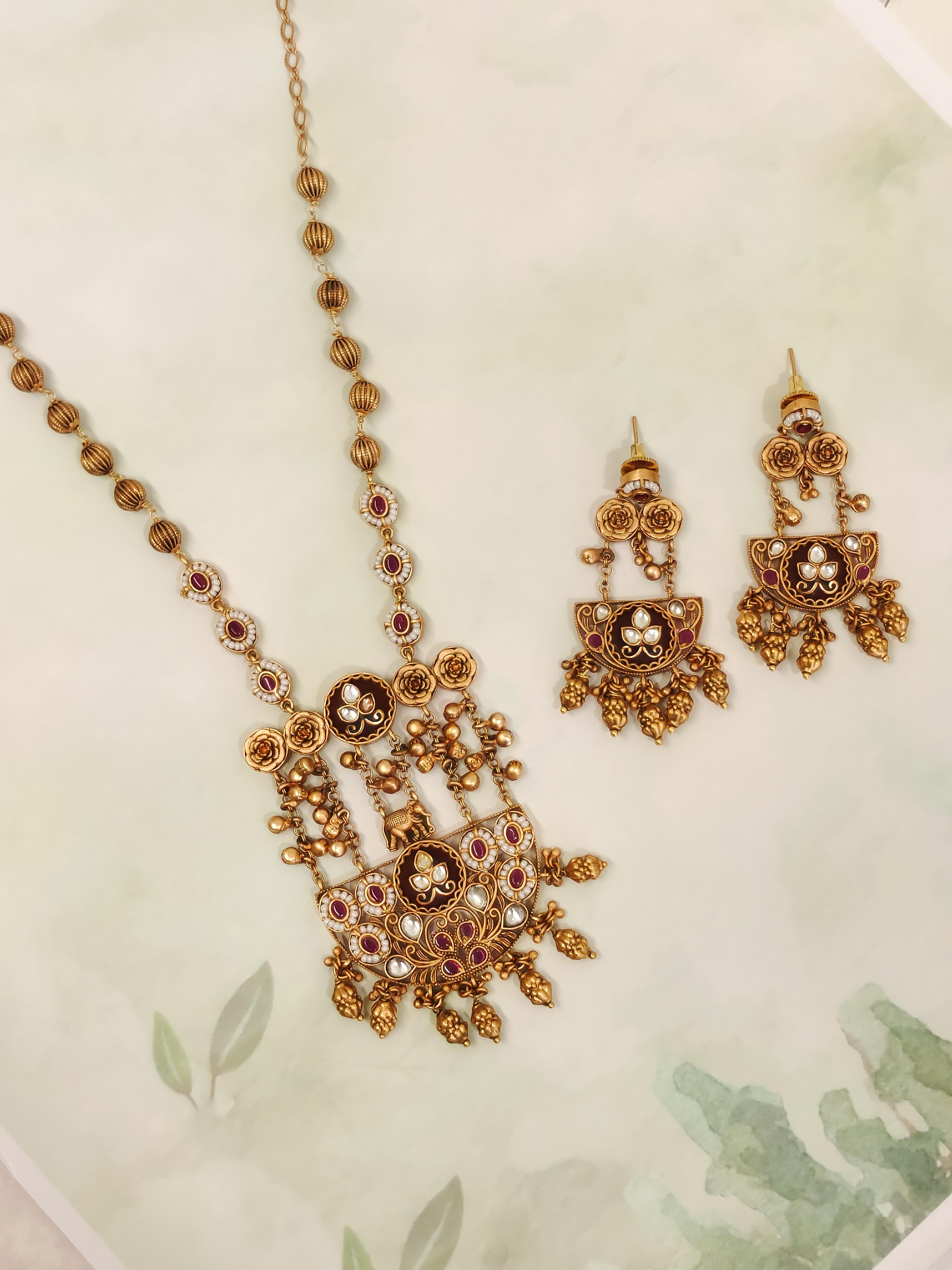 Ramya Temple Necklace