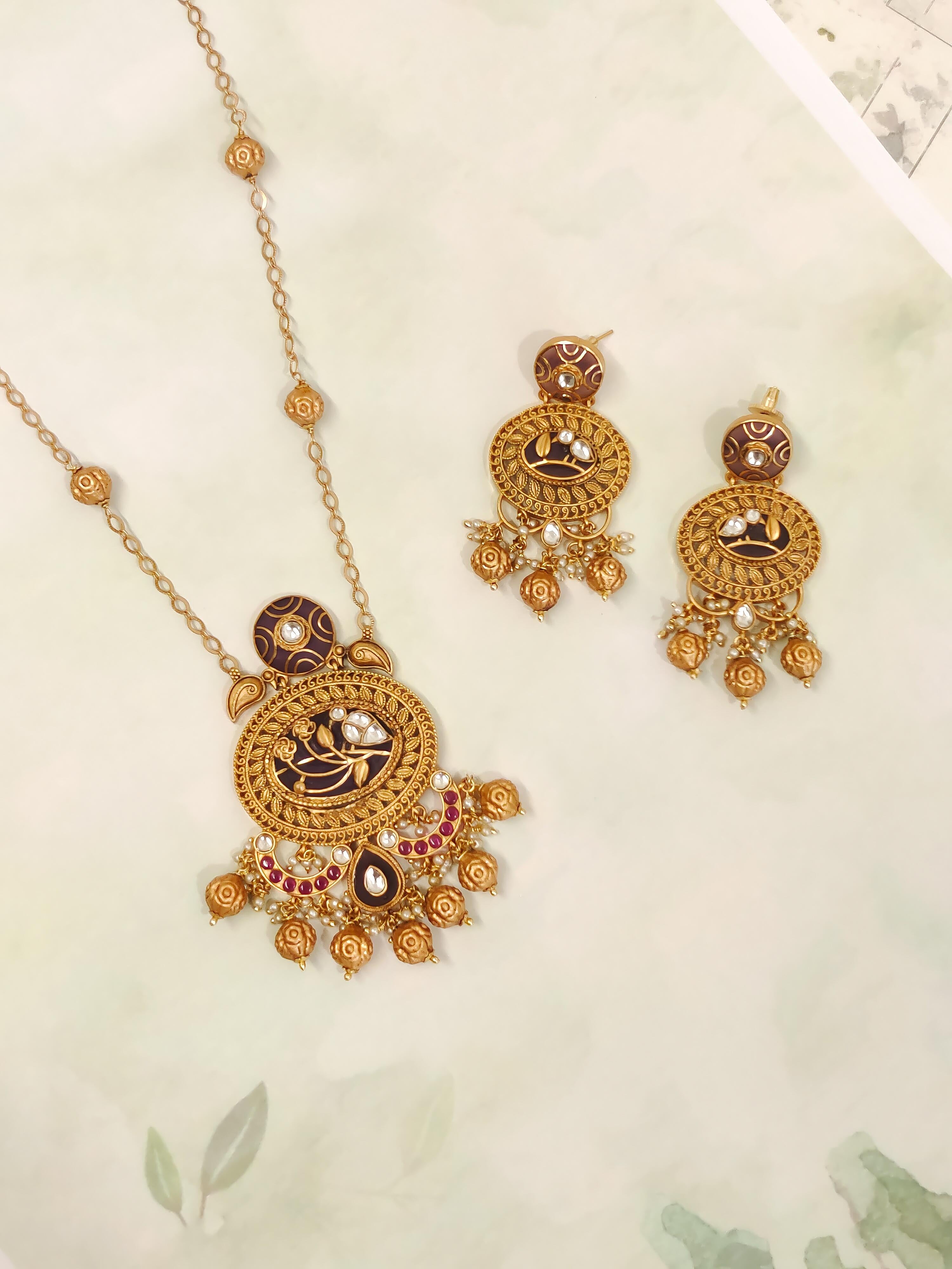 Nisha Temple Necklace