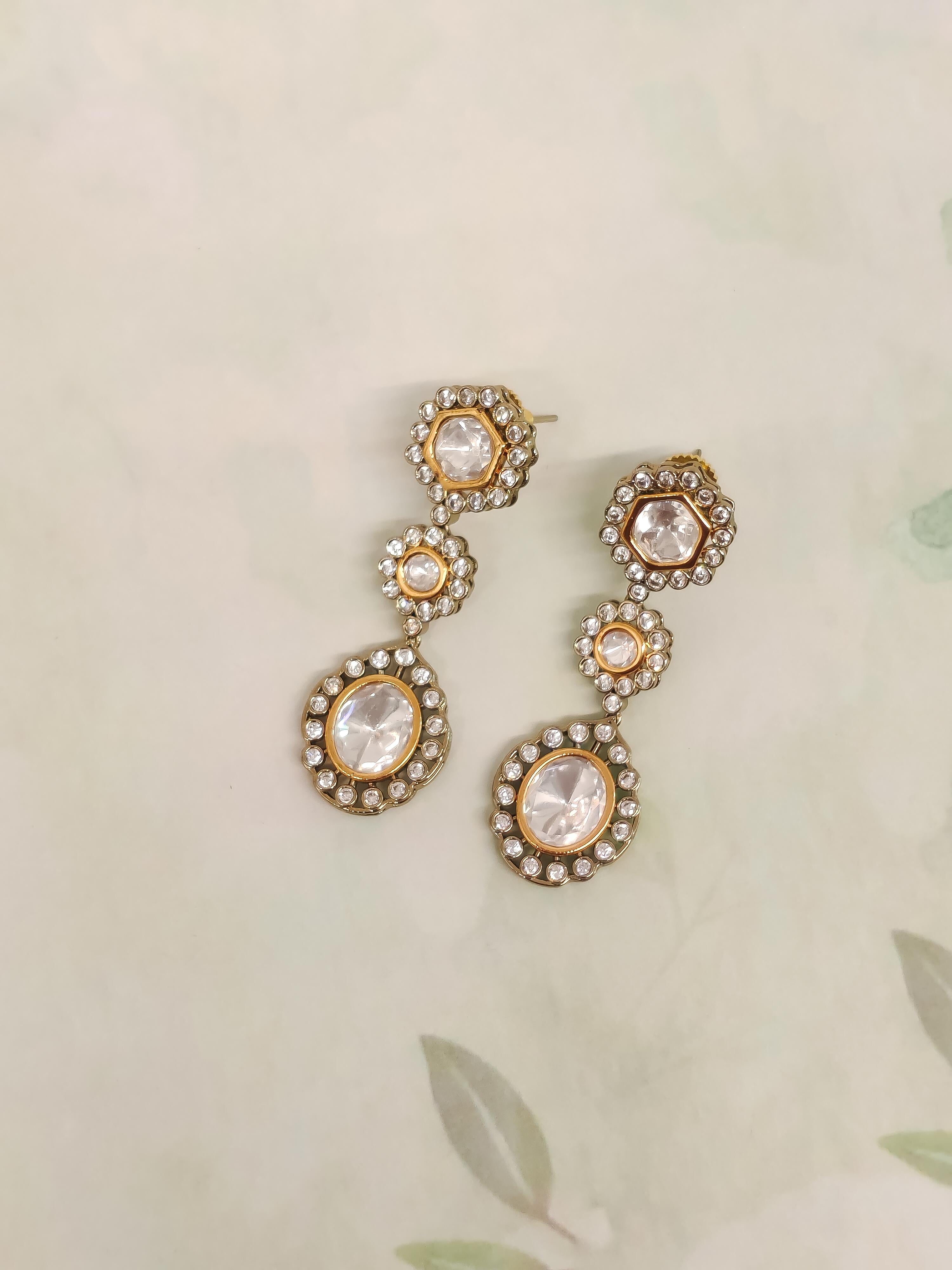 Diya Kundan Earring