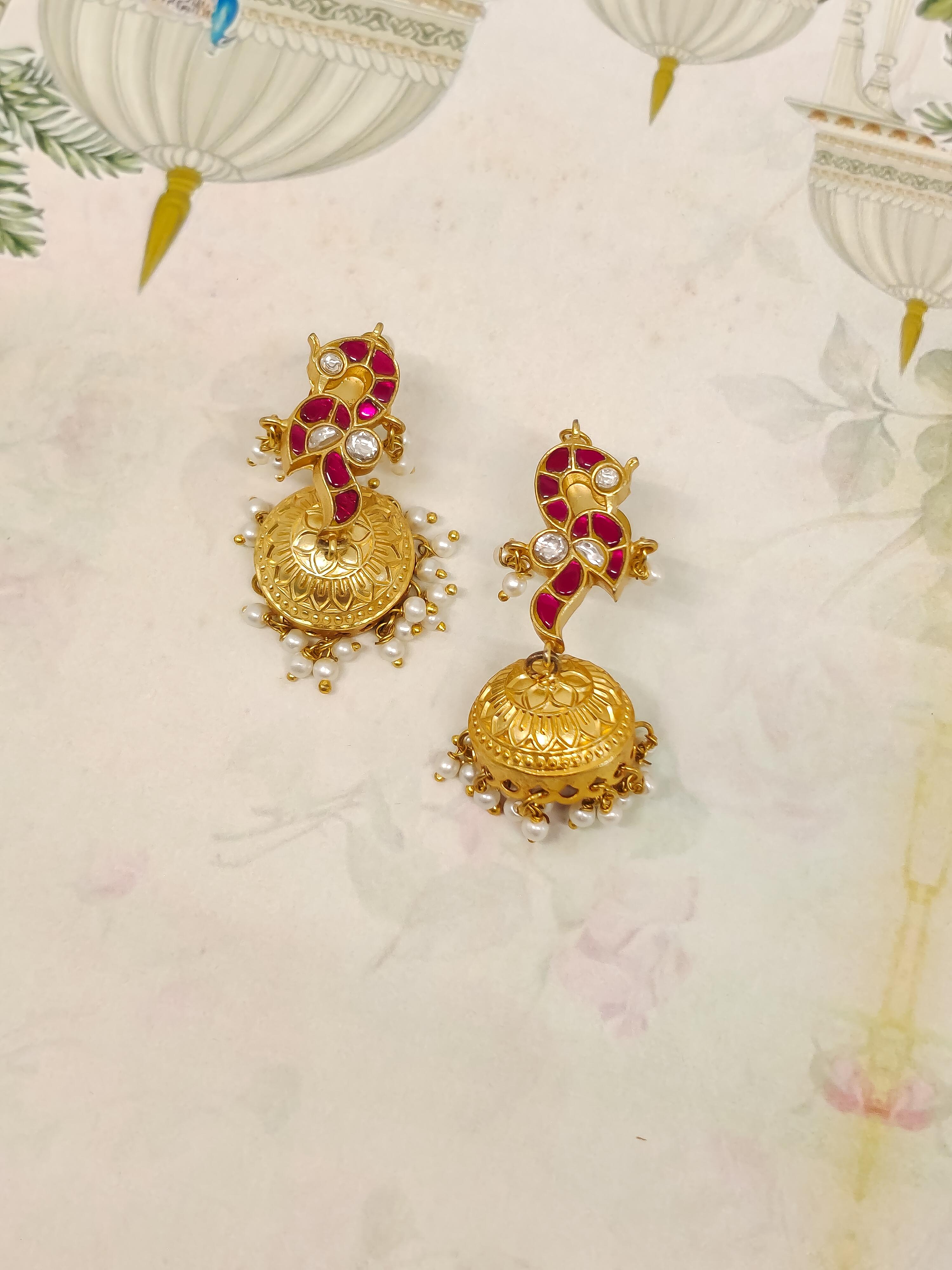 Bhakti Jadau Earrings