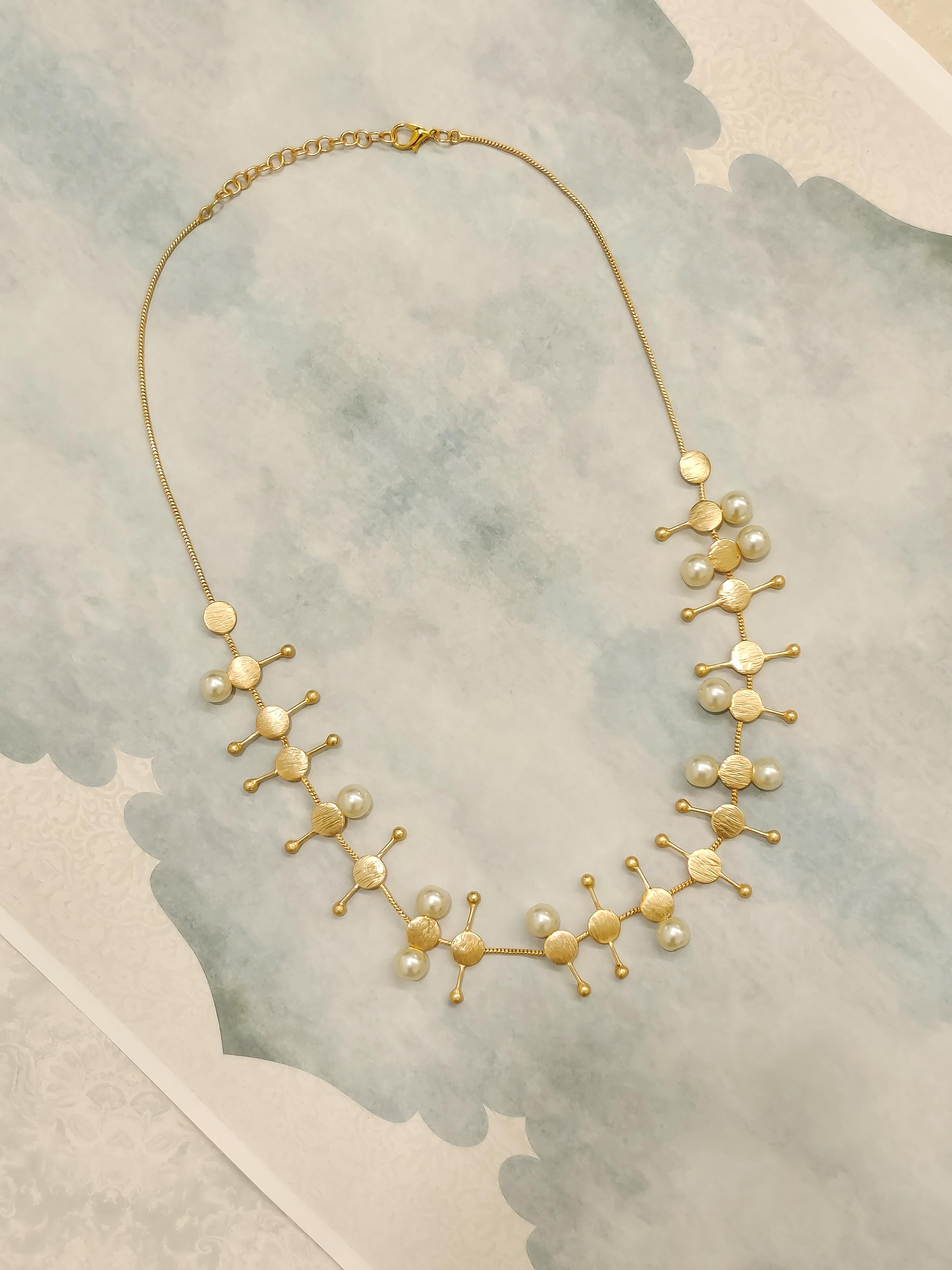Pearl Link Choker Necklace