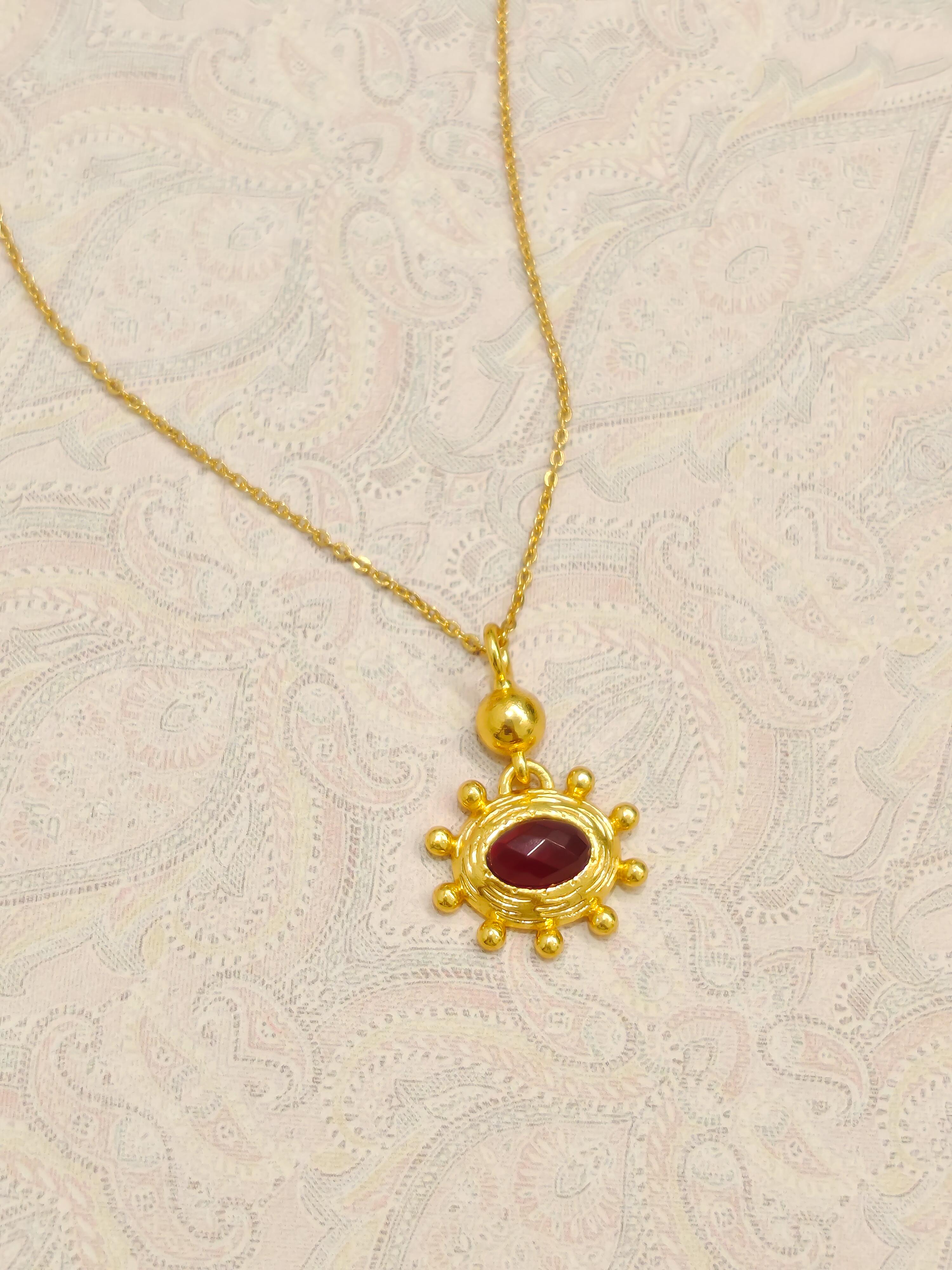 Zara Sunburst Pendant