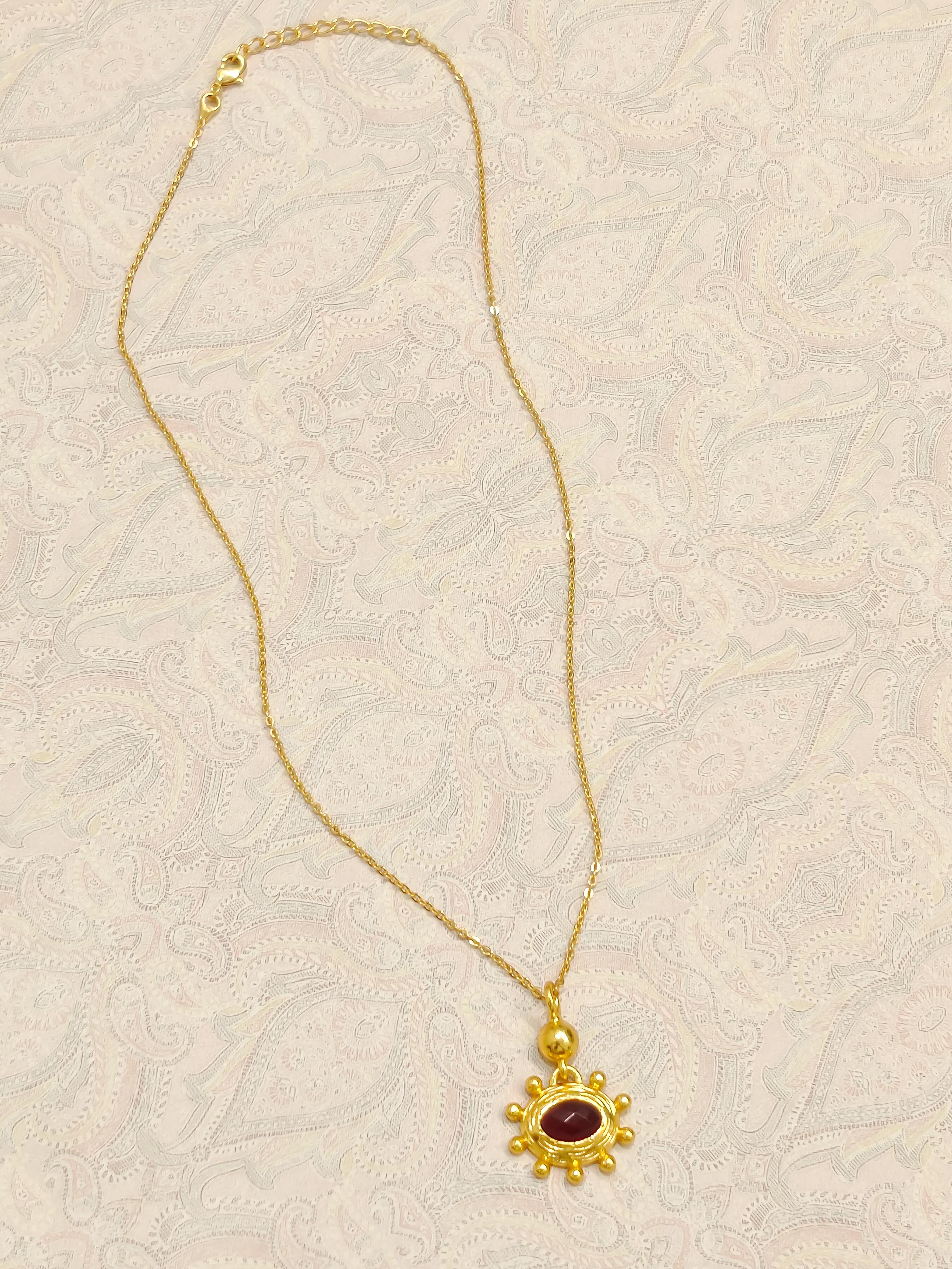 Zara Sunburst Pendant