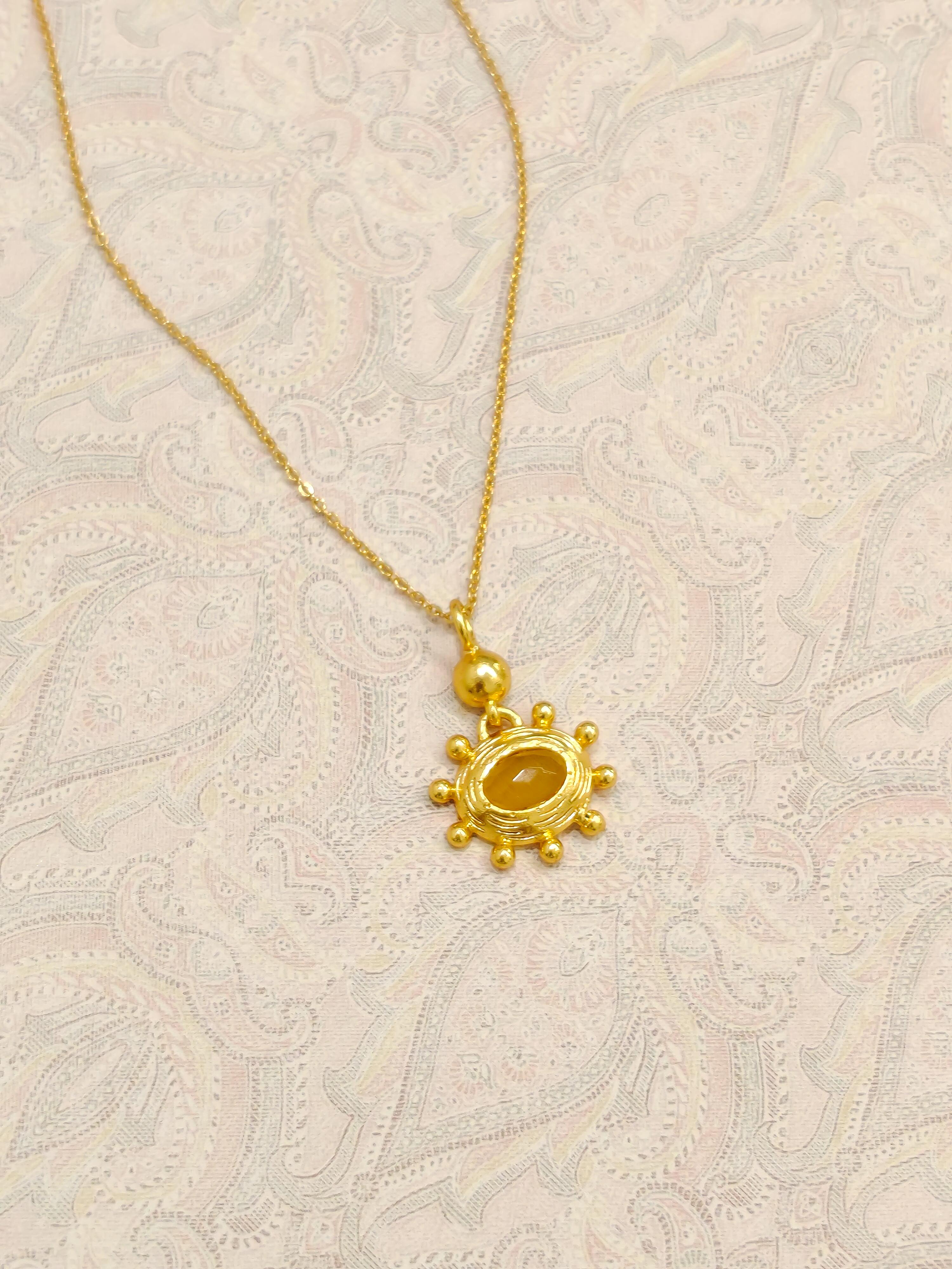 Zara Sunburst Pendant