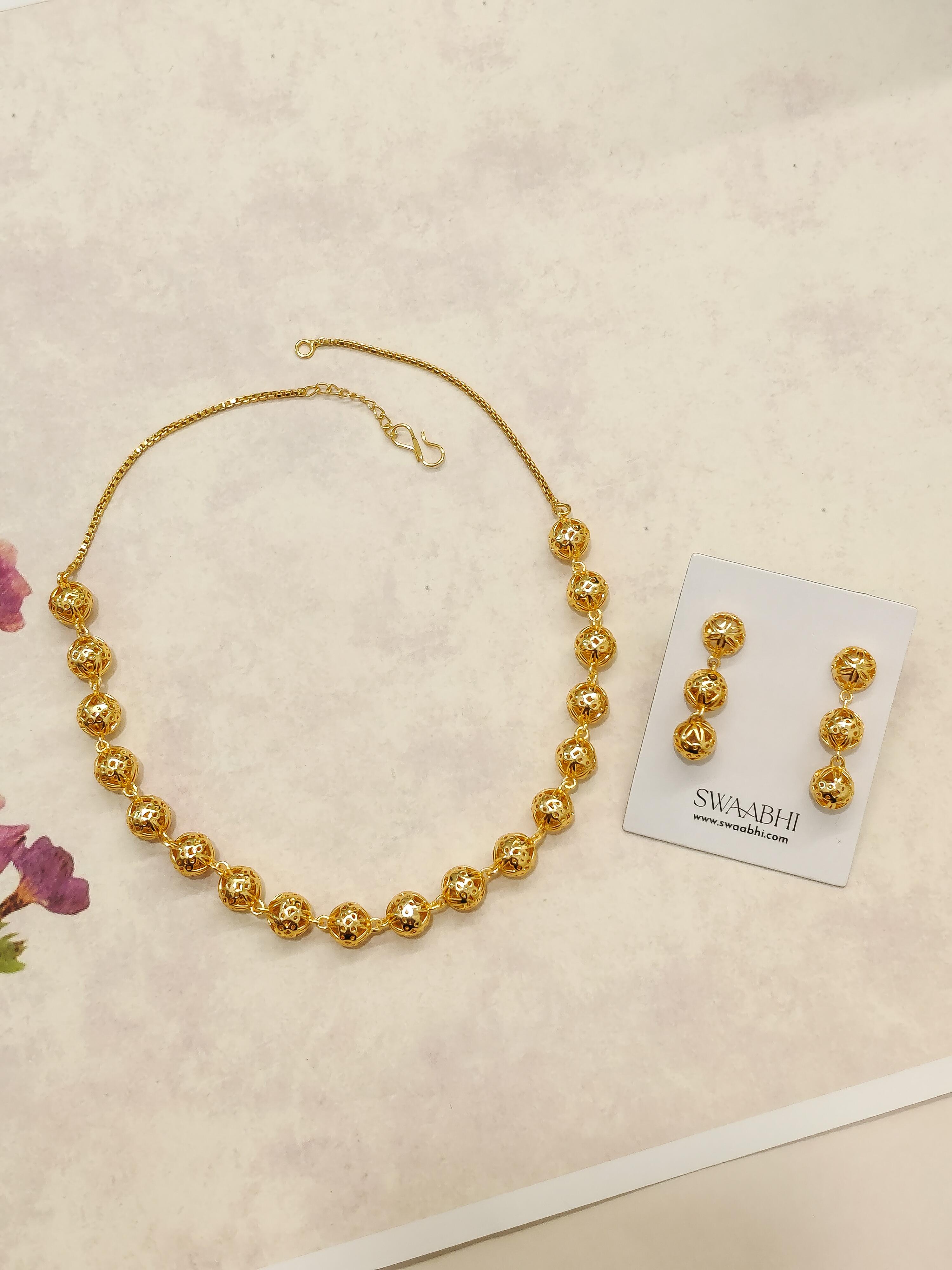 Charvi Filigree Bead Necklace