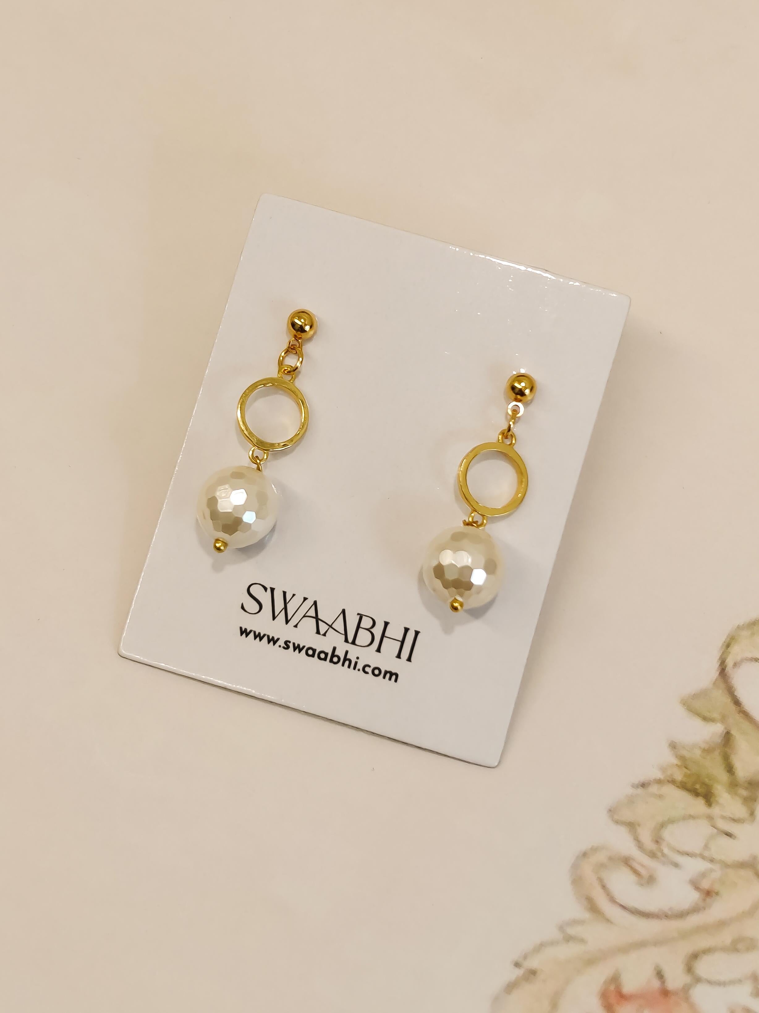 Pearl Orbit Earrings