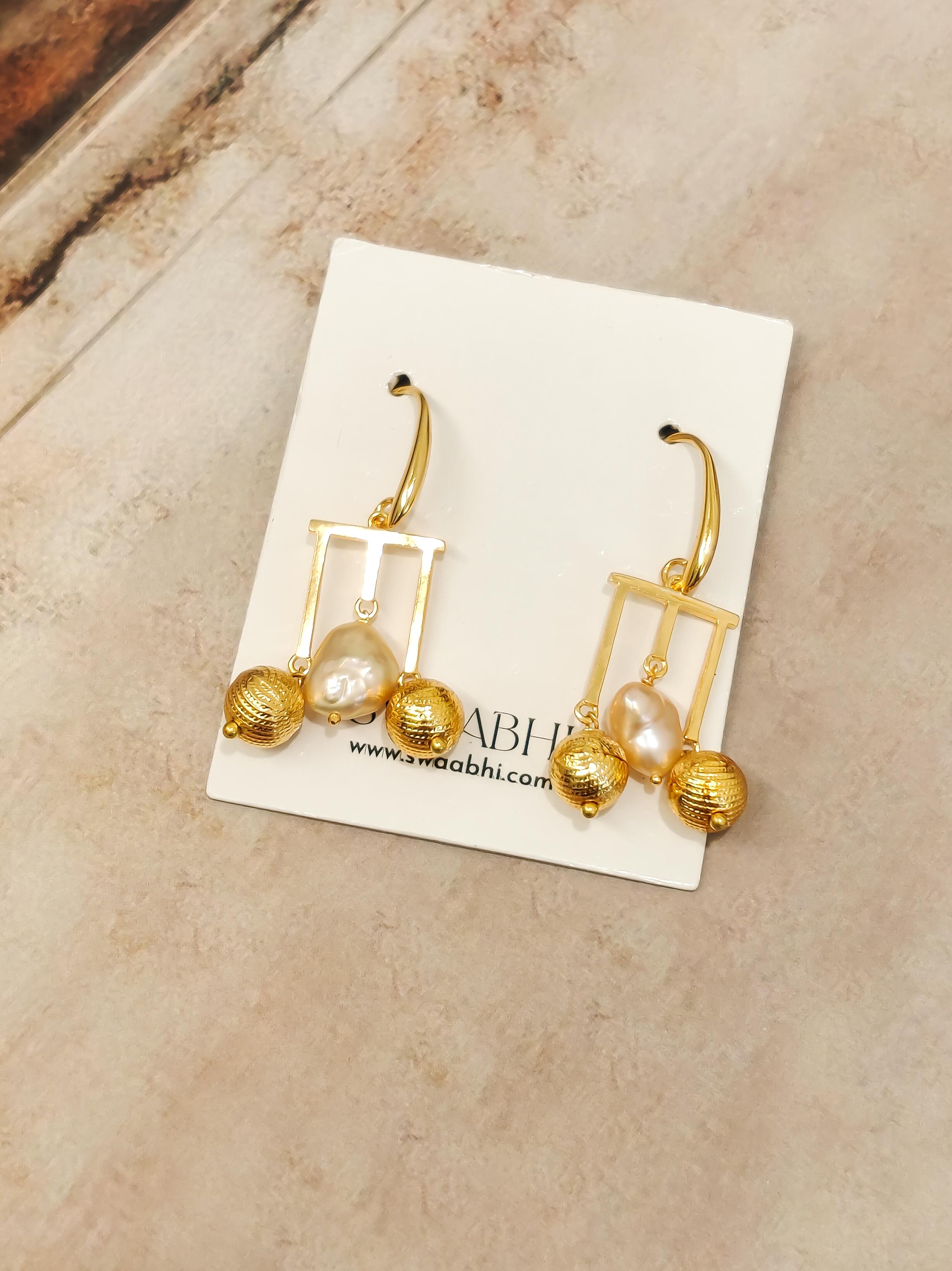 Muse Pearl Dangler Earrings