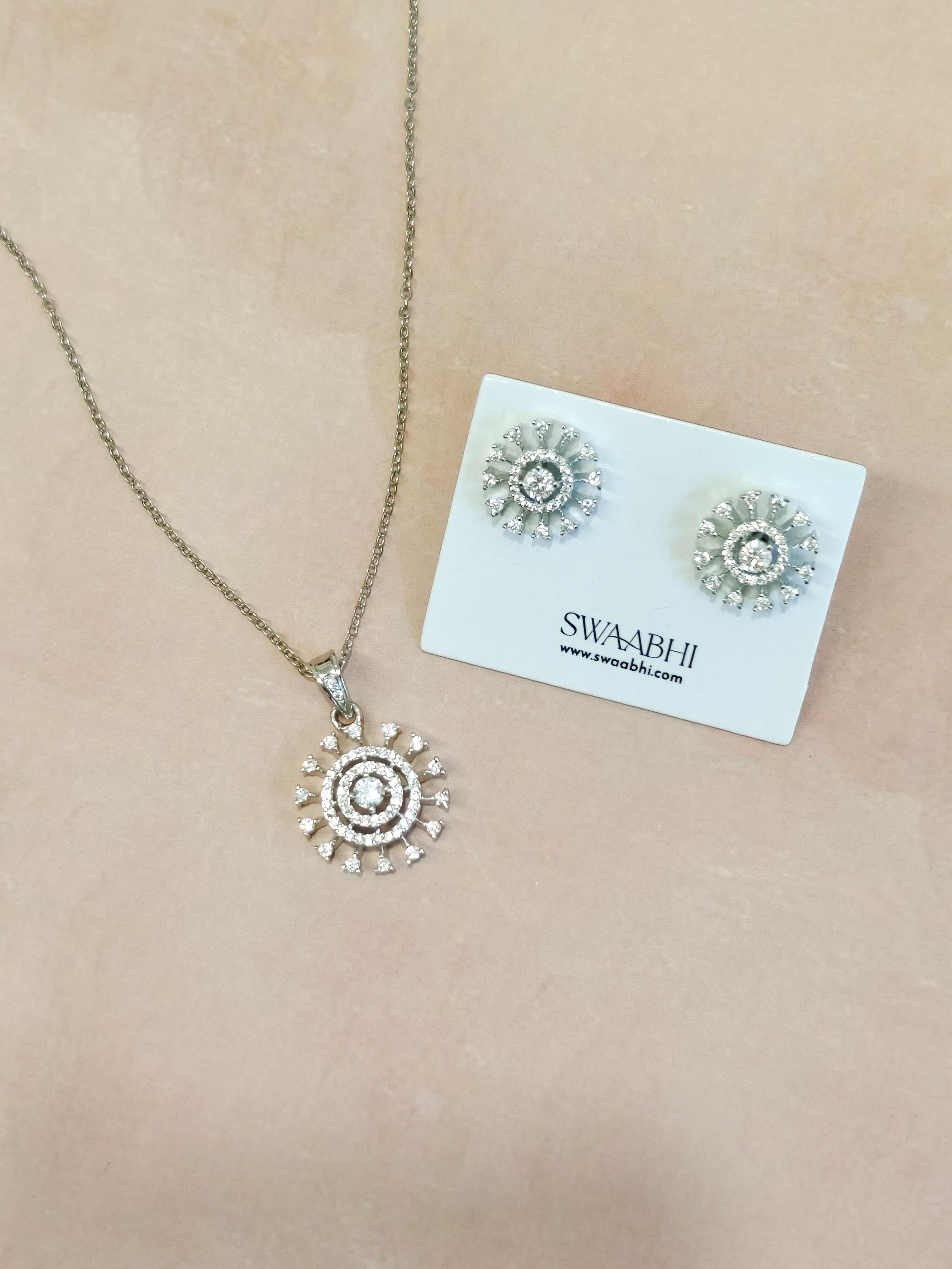 Girisha Cz Pendant Set