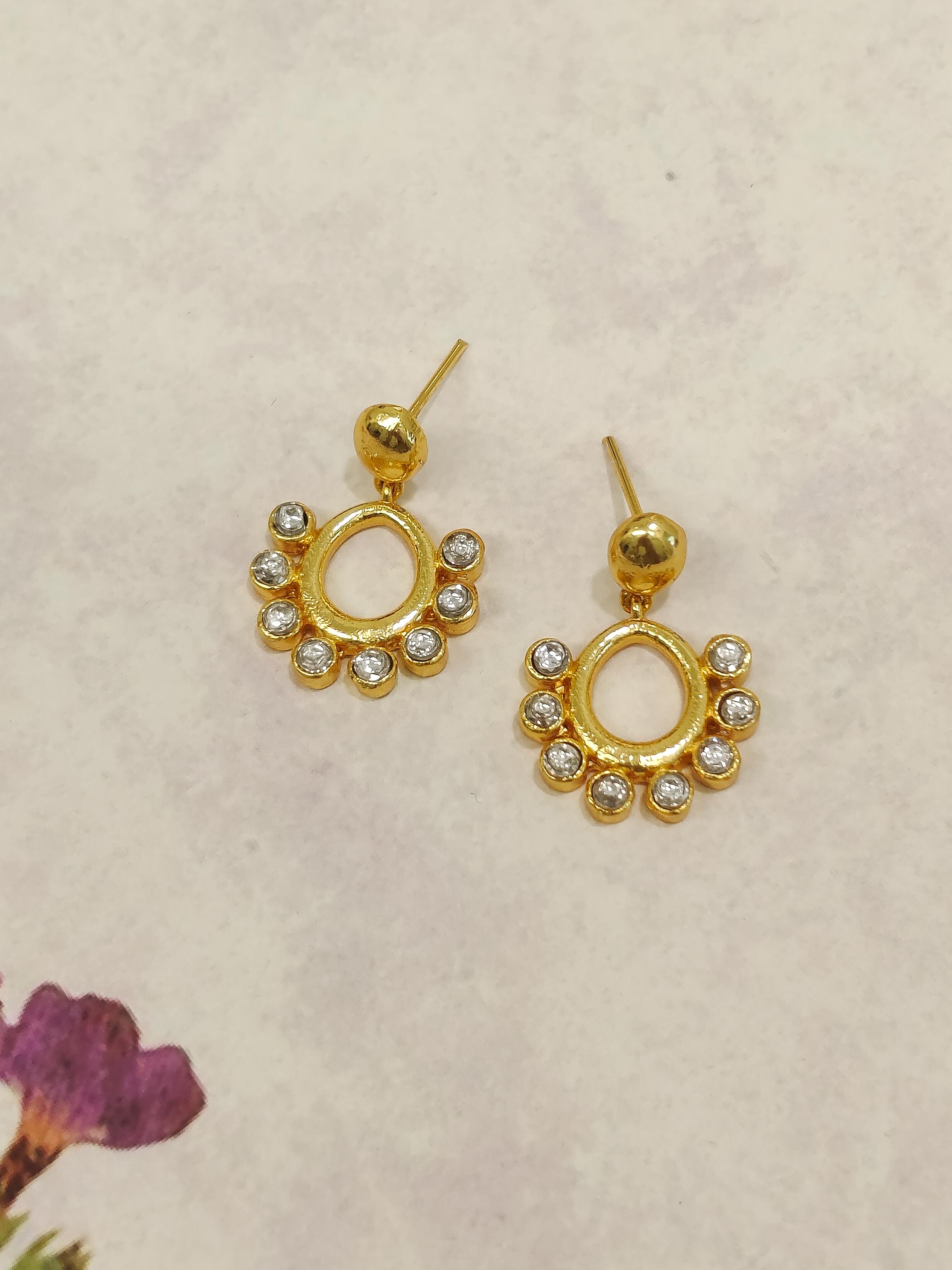 Starlit Hard Drop Earrings