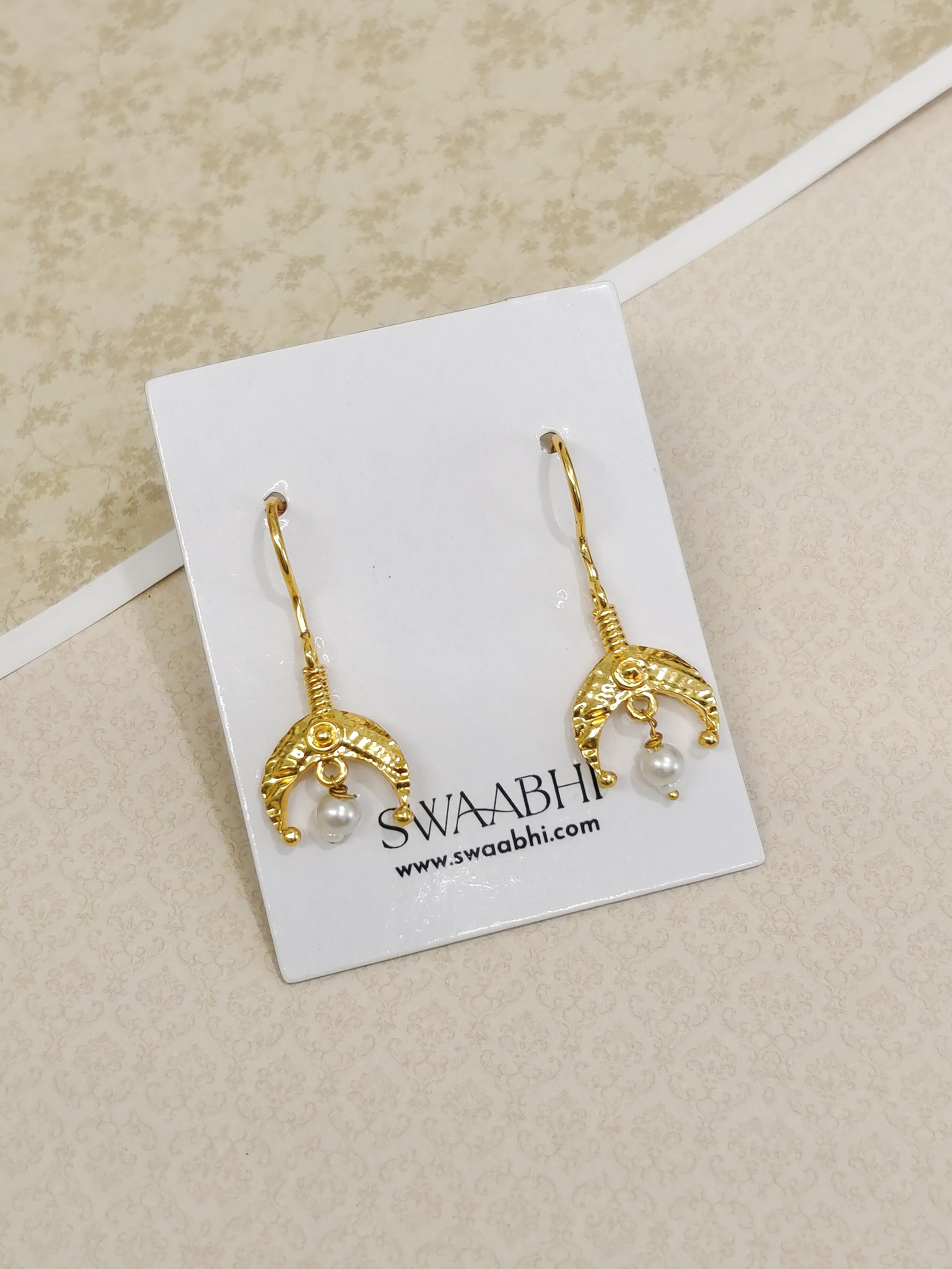Celestial Pearl Drop Earrings