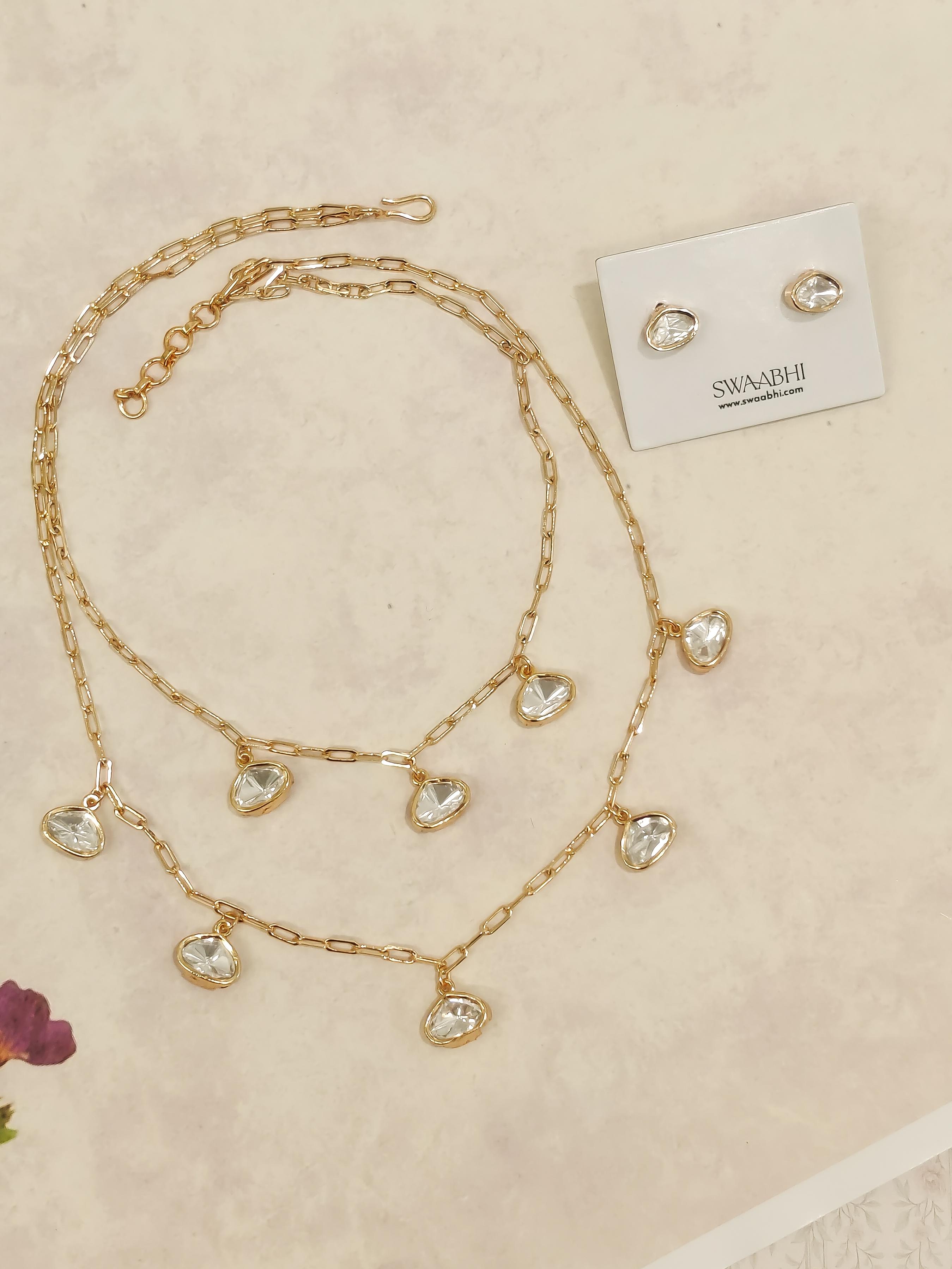 Tara Layered Moissanite Necklace