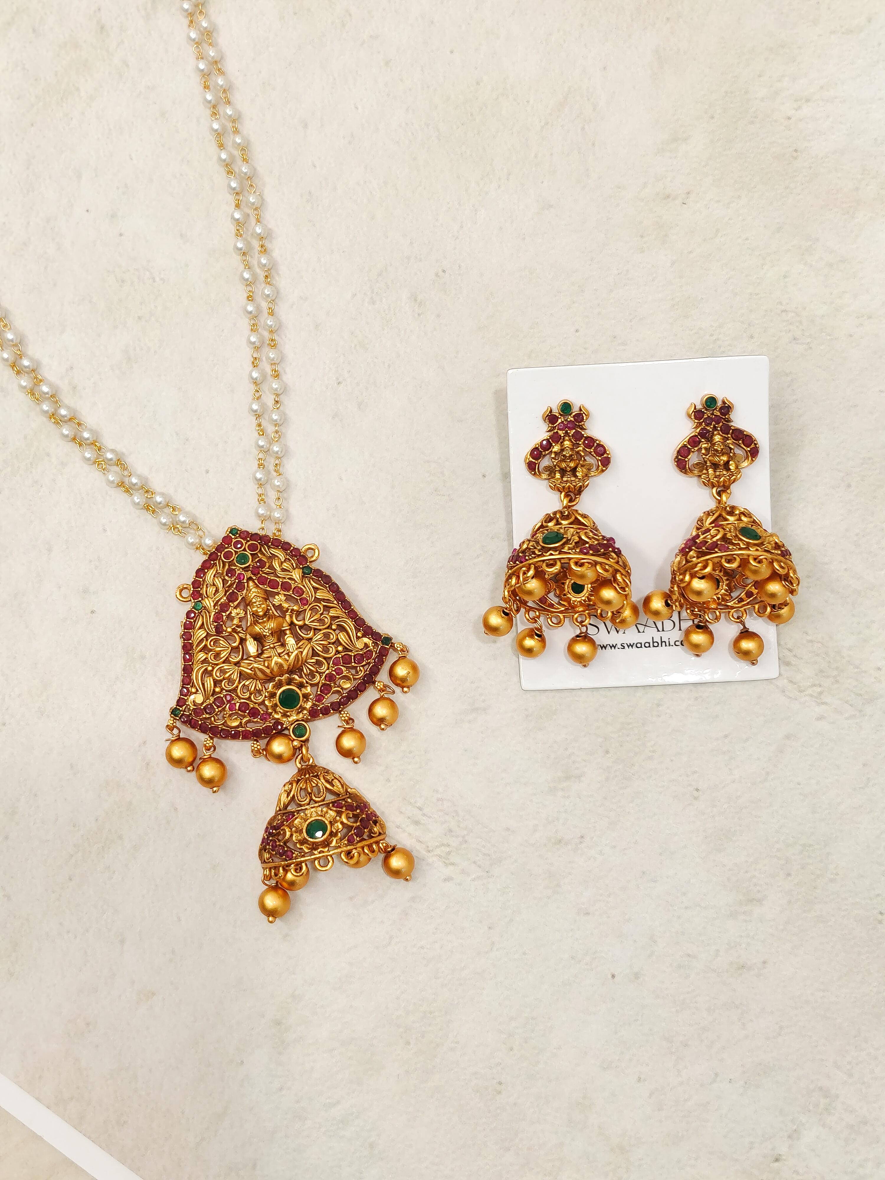 Devi Temple Necklace Set