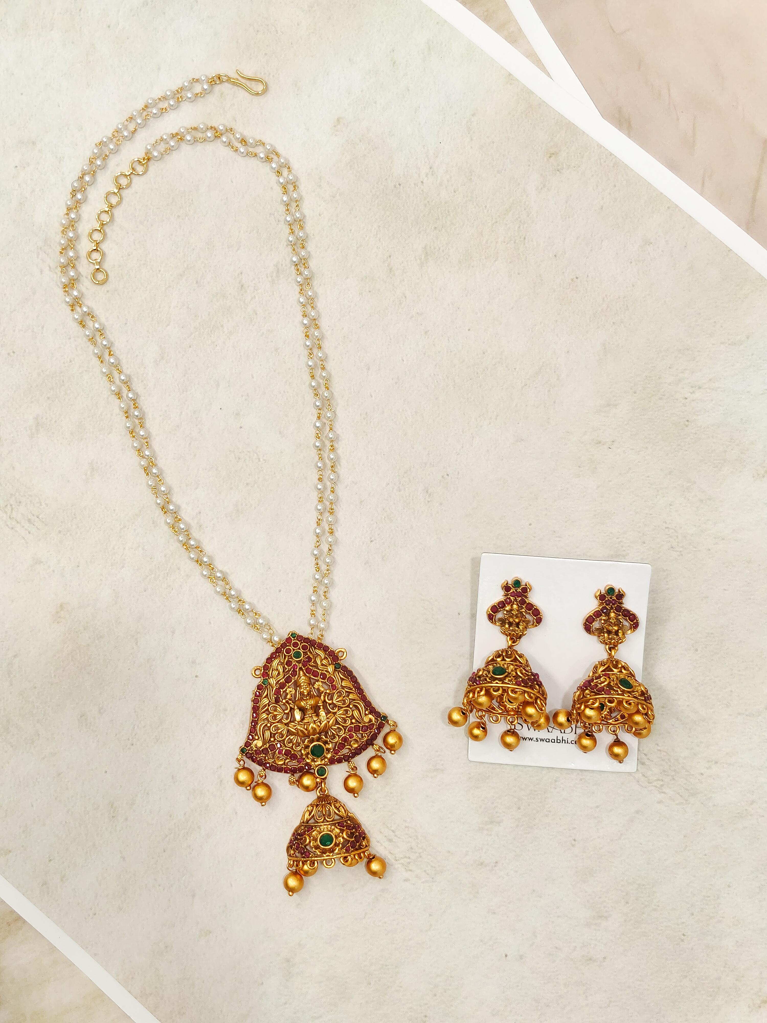 Devi Temple Necklace Set