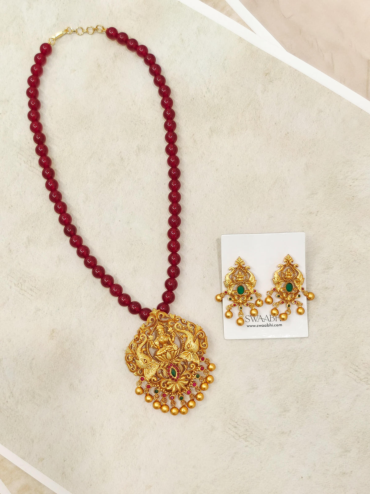 Vidya Temple Pendant Necklace