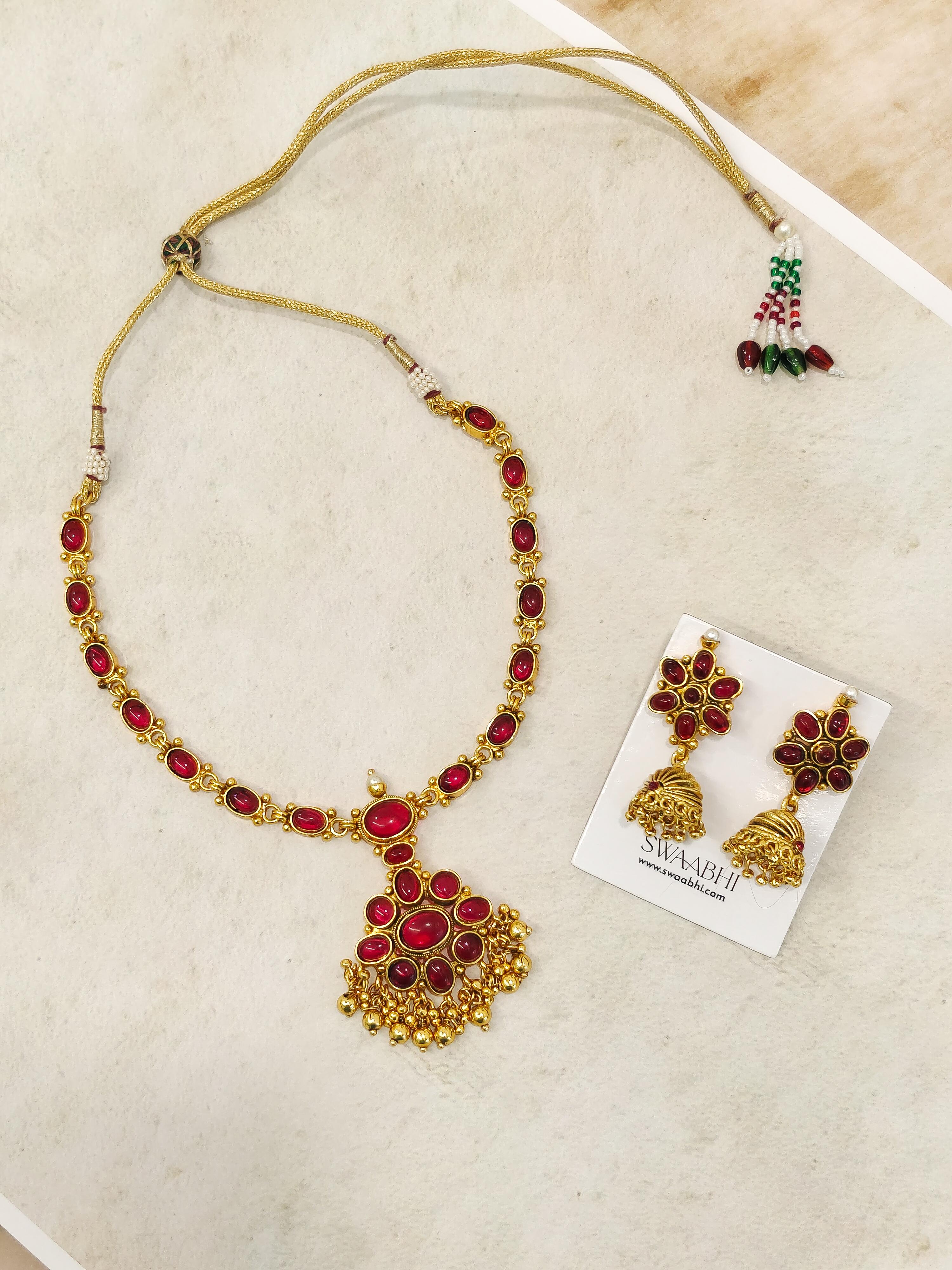 Sudha Antique Temple Necklace