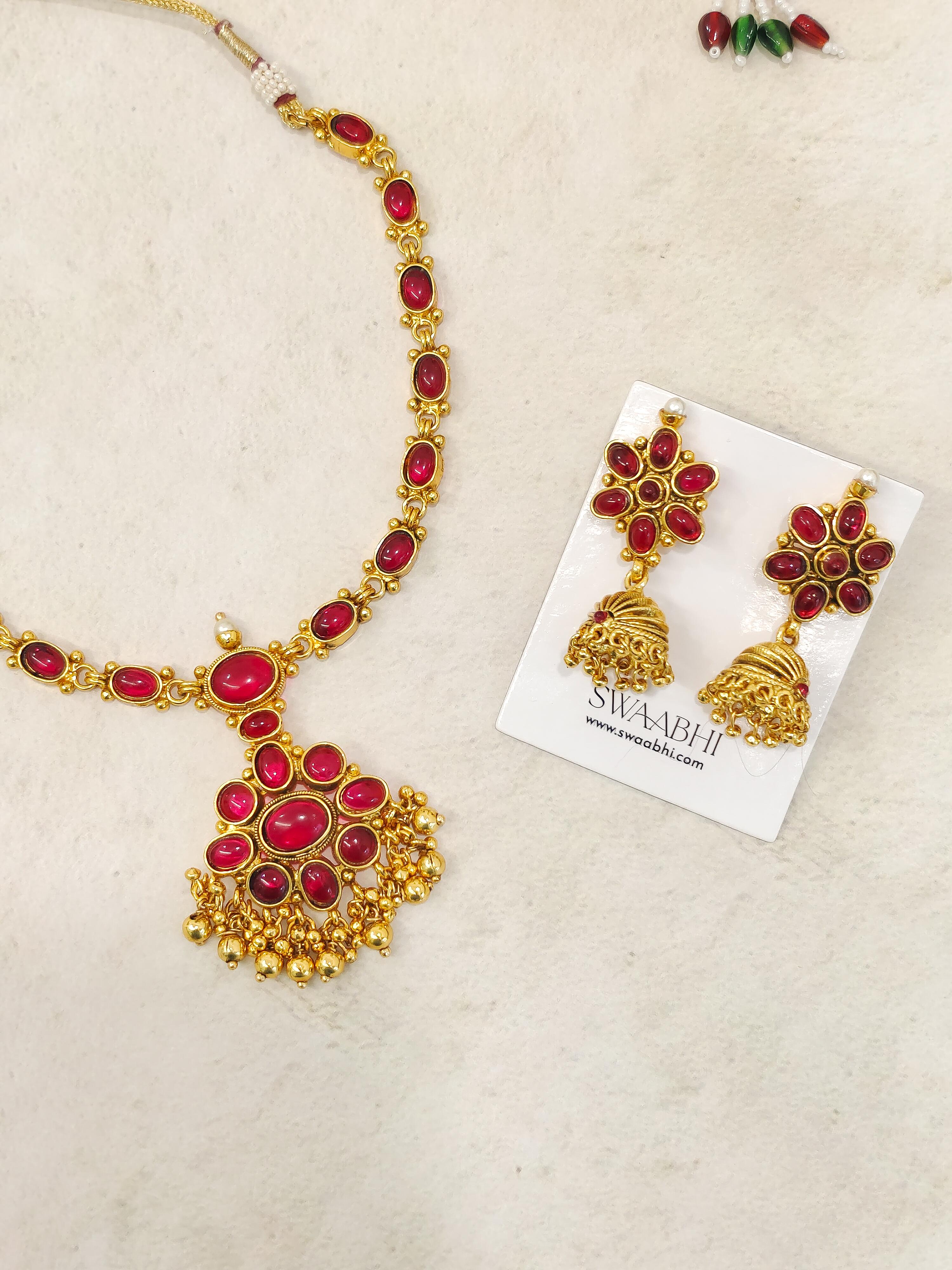 Sudha Antique Temple Necklace