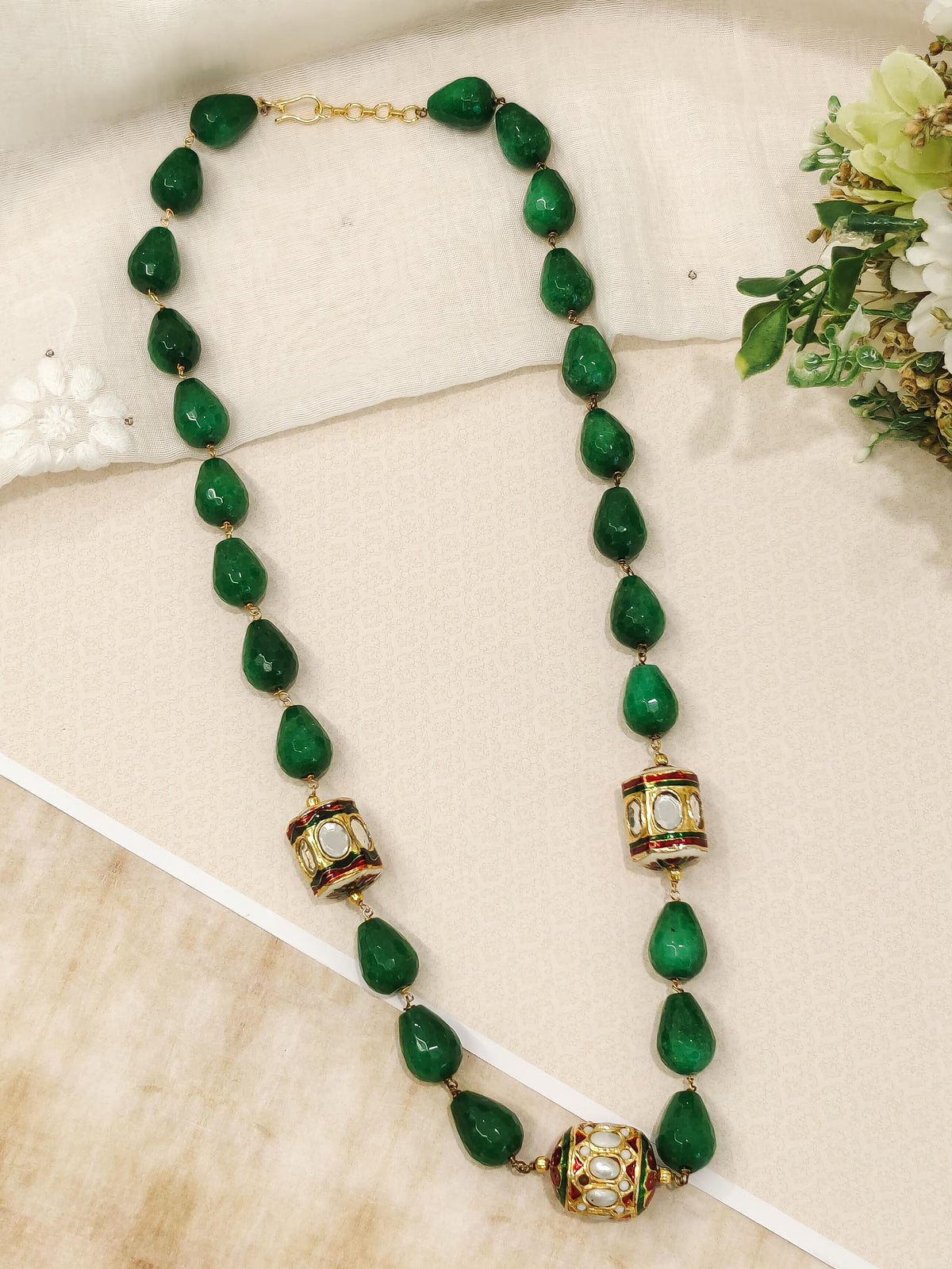 Regal Chic Beaded Necklace