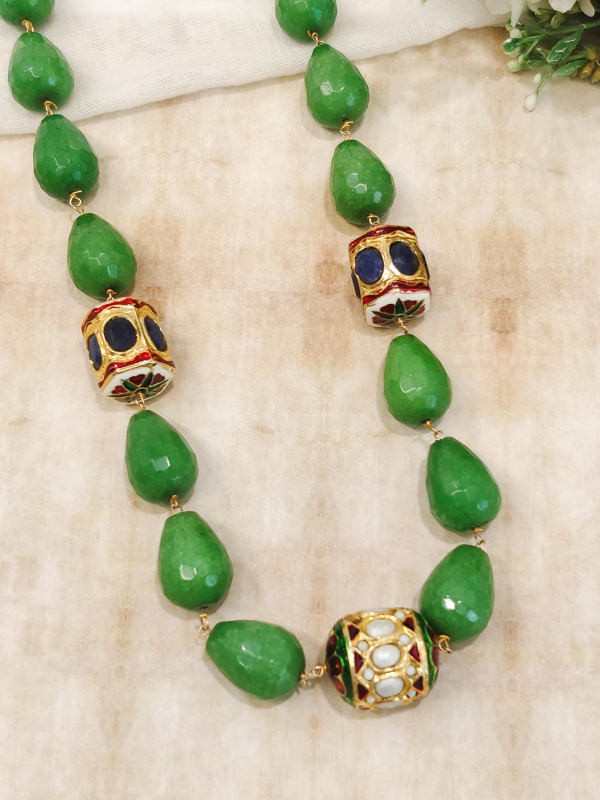 Regal Chic Beaded Necklace