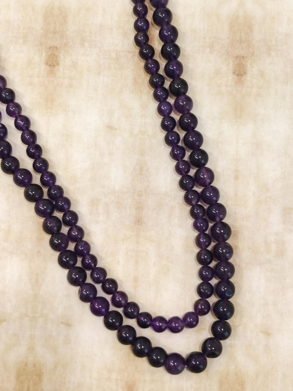 Violet Beads Necklace Set