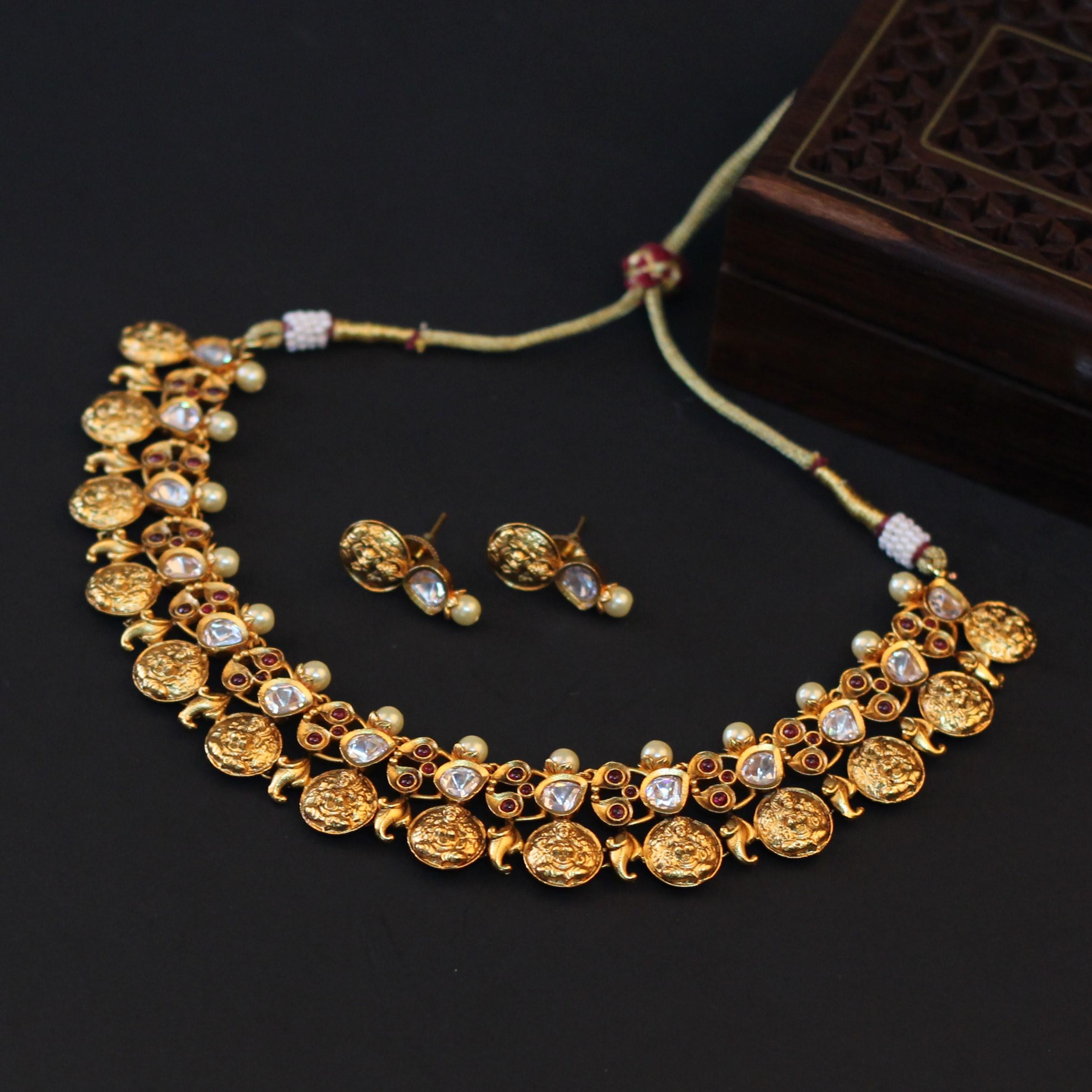 Saumya Temple Choker Necklace